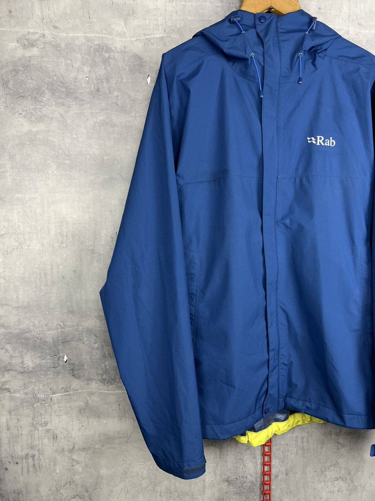 Rab RAB Men's Downpour Eco Hooded Jacket Blue Size XL Size US XL / EU 56 / 4 - 6 Thumbnail