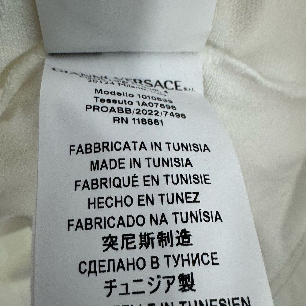 Versace Versace Seashell Baroque-Logo Polo Shirt White Men’s Size Sm Size US S / EU 44-46 / 1 - 5 Thumbnail