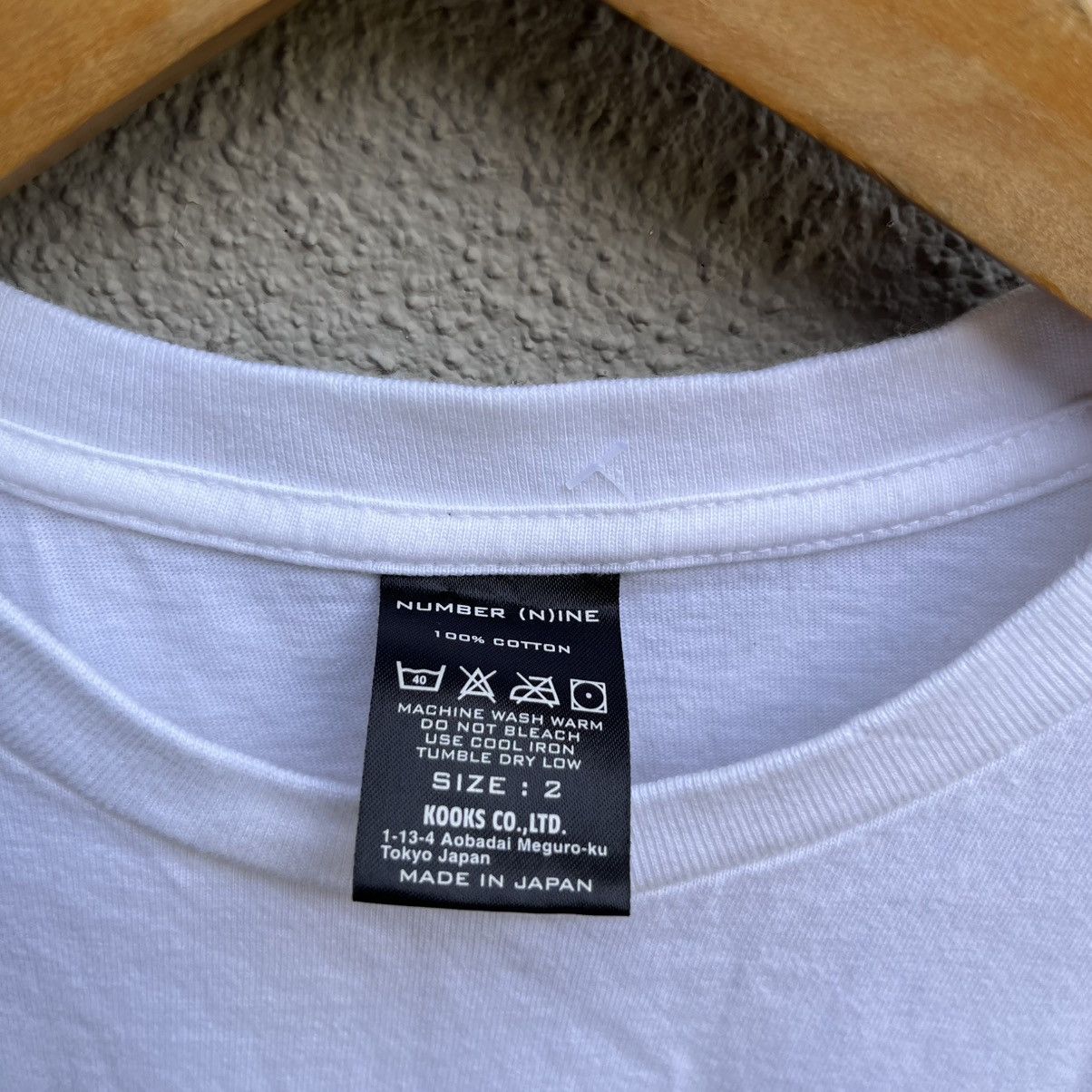 Number (N)ine NUMBER NINE nin logo tee Size US M / EU 48-50 / 2 - 4 Thumbnail