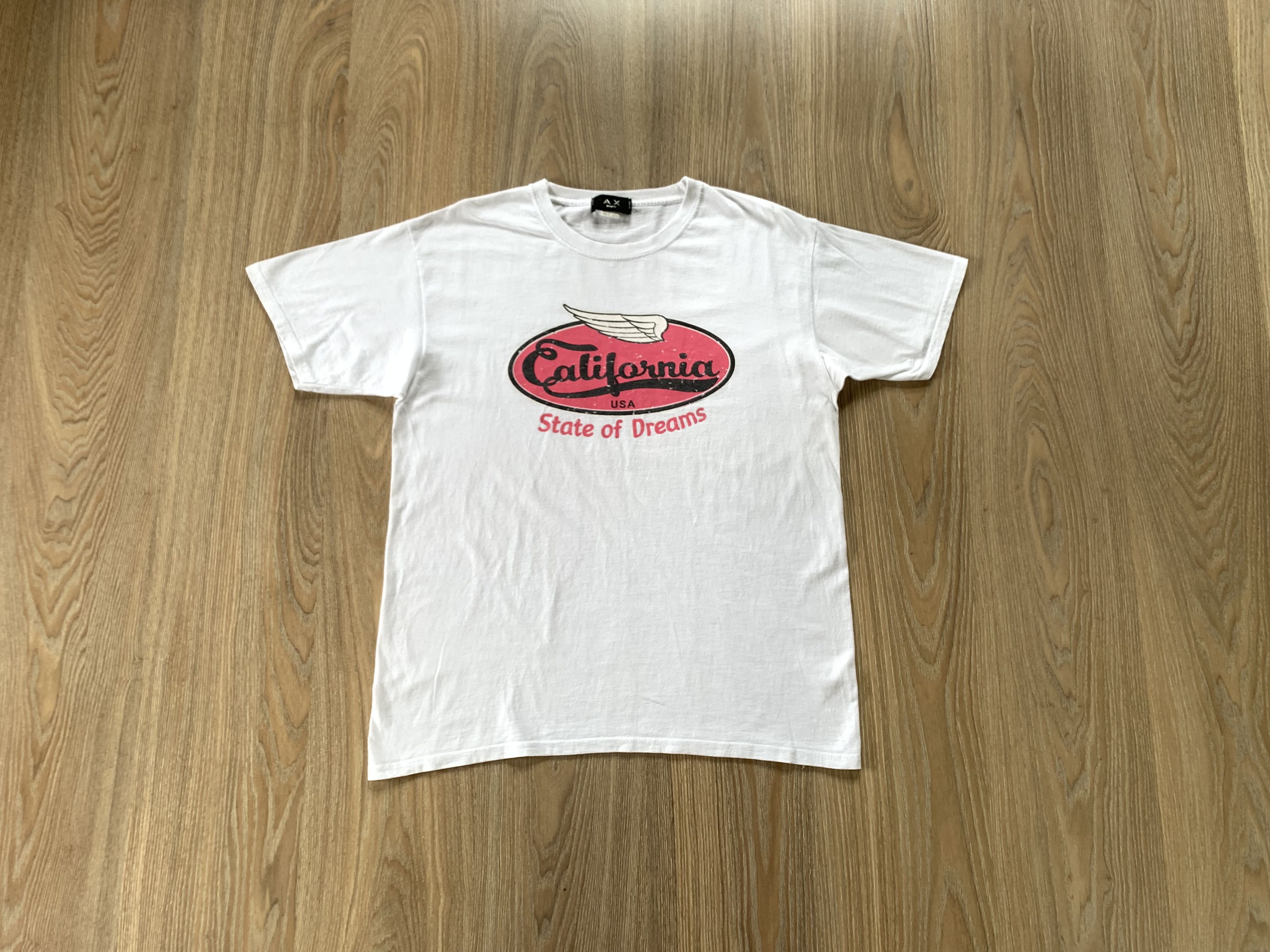 Vintage AX Paris Vintage White Cotton Printed T Shirt Size US S / EU 44-46 / 1 - 8 Thumbnail