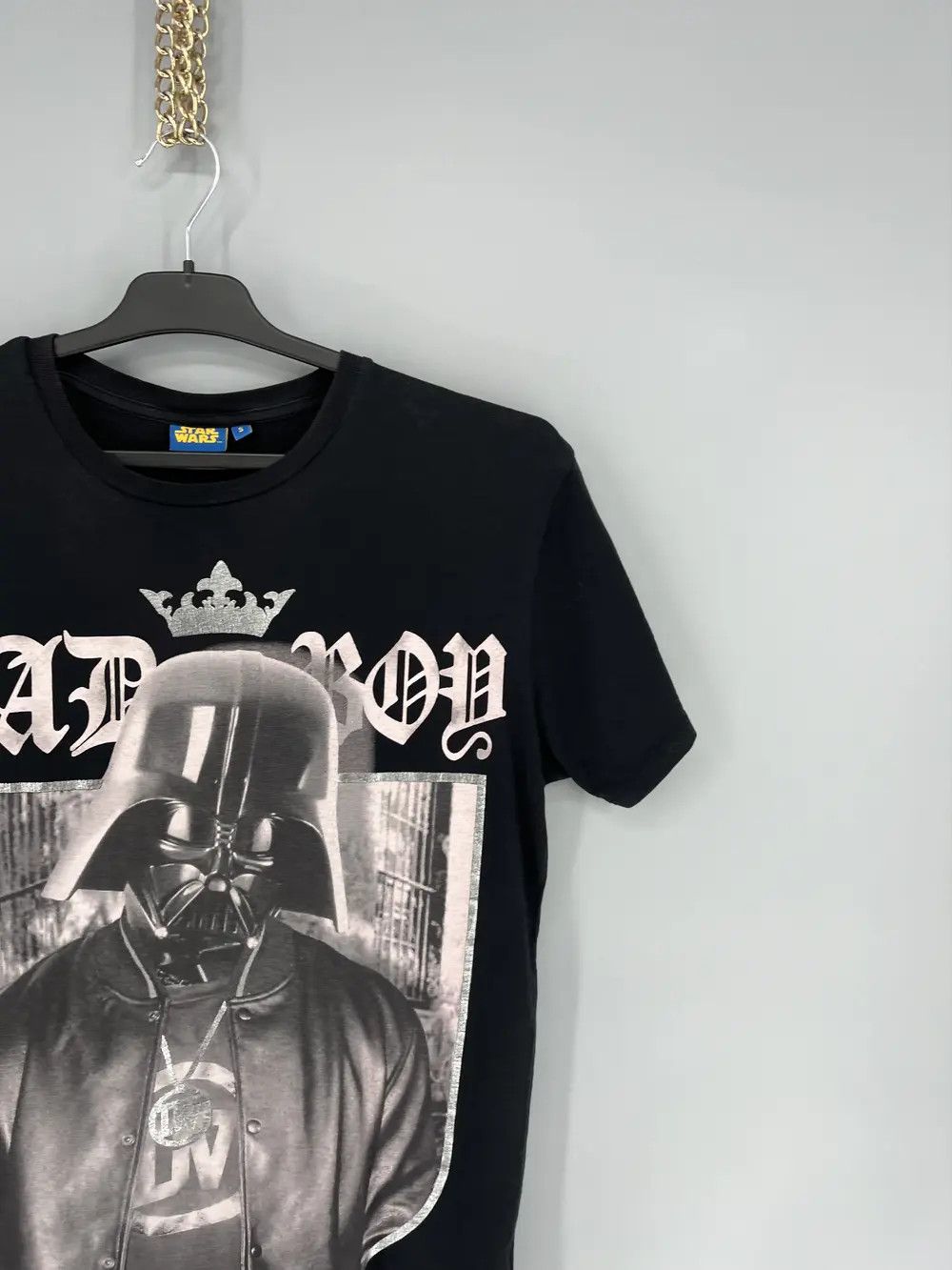 Star Wars Vintage Star Wars Parody Black Boys Mens Tshirt Darth Vader Size US S / EU 44-46 / 1 - 5 Thumbnail