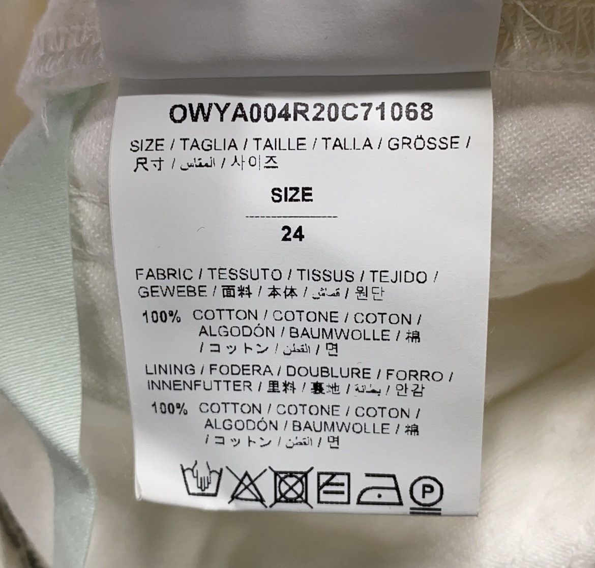 Off-White Off-White Contrast Hem Mid-Rise Jeans Size 24" / US 00 / IT 34 - 5 Thumbnail