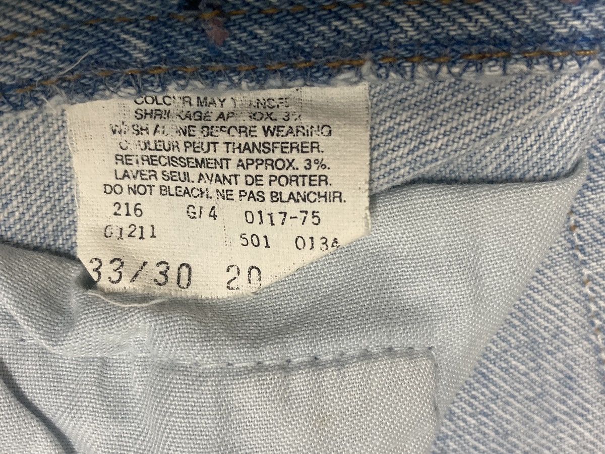 Levi's Vintage 90’s Levis 501 jeans Made in Canada for Men Size US 33 - 5 Thumbnail