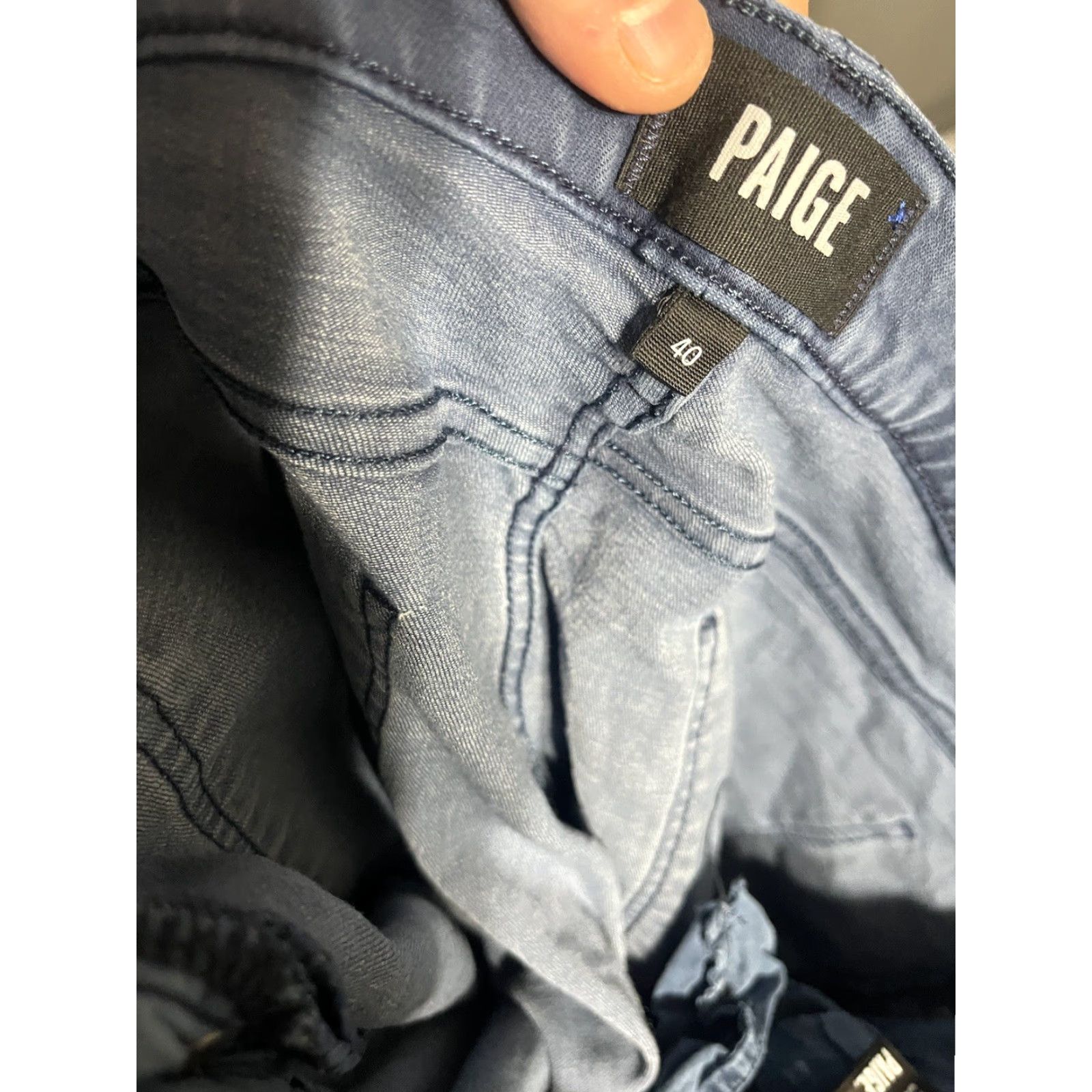 Paige Paige Federal Jeans Mens 40 Blue Straight 5-Pocket Classic Minimalist Size US 40 / EU 56 - 5 Thumbnail