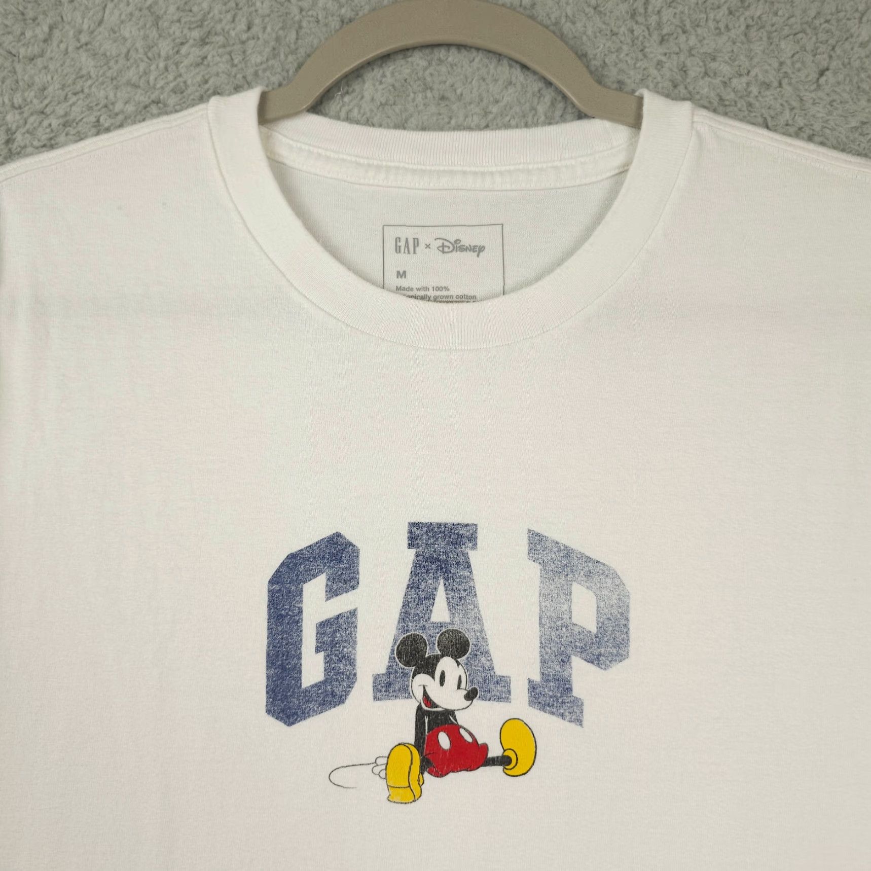 Gap Gap Disney Shirt Mens Medium White Mickey Graphic Logo Crew Neck Tee Adult Size US M / EU 48-50 / 2 - 7 Thumbnail