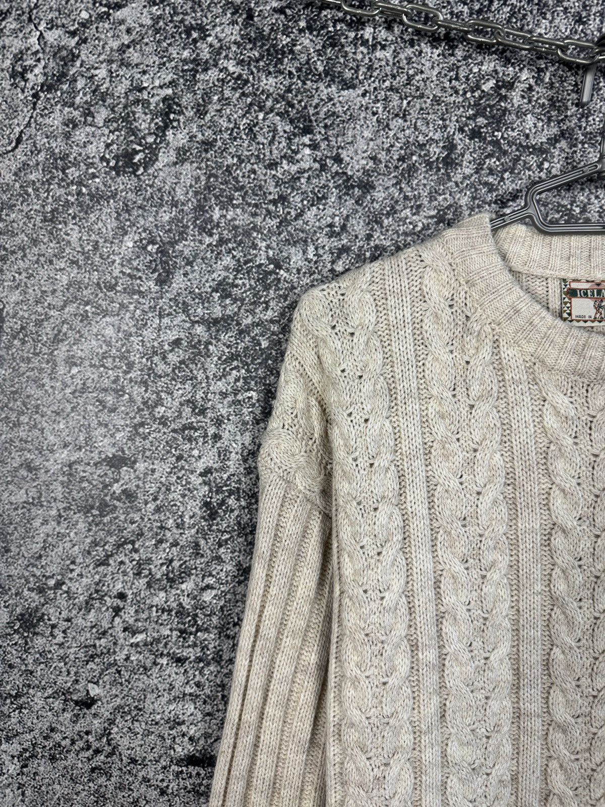 Other Iceland Cable Knit Sweater Pullower Italy Vintage Size 50 Size US XL / EU 56 / 4 - 3 Thumbnail