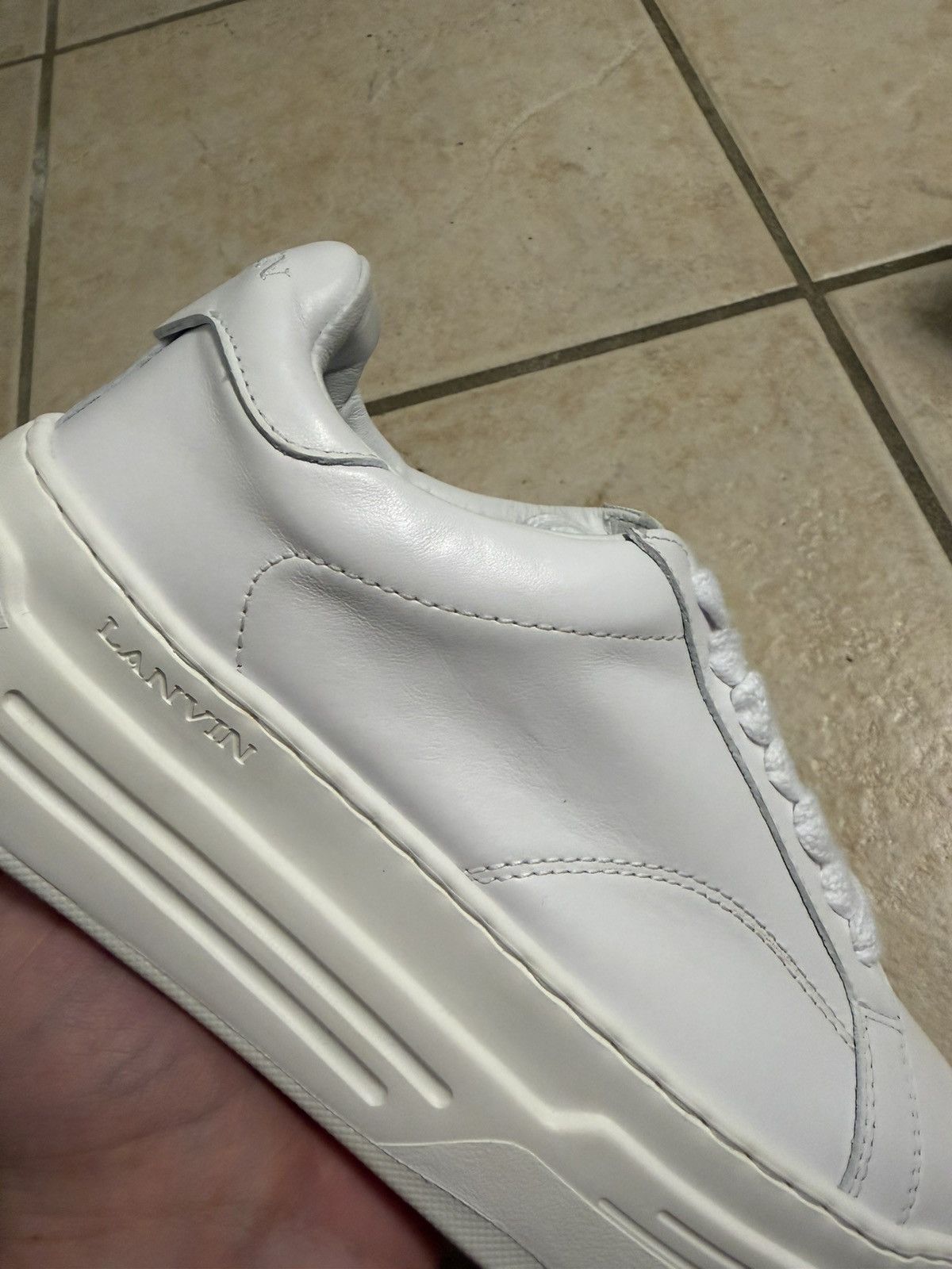 Lanvin Lambin DDB0 Platform Sneakers Size US 5 / IT 35 - 5 Thumbnail