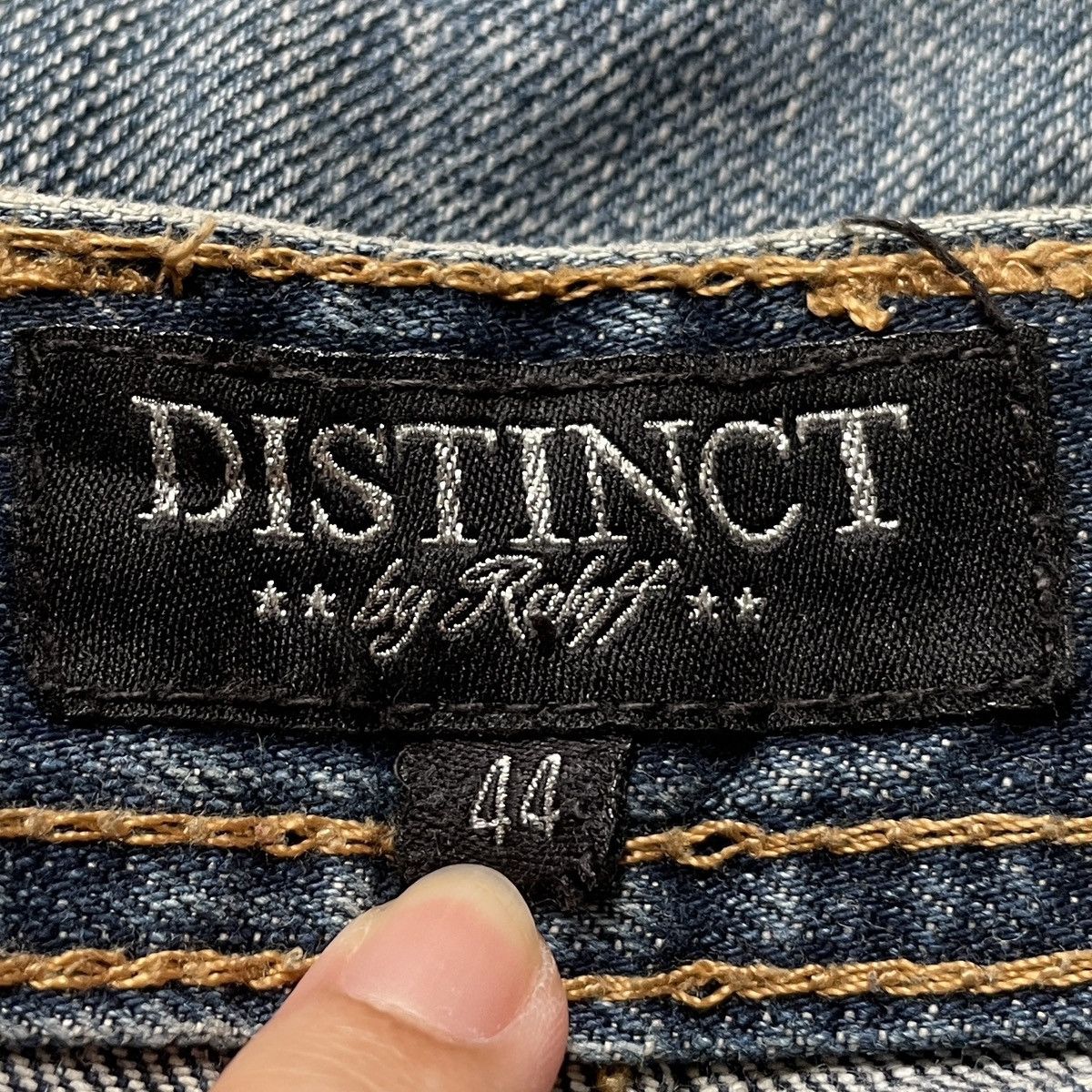 If Six Was Nine Vintage Japanese Brand Distinct Jeans 2000s Size US 44 / EU 60 - 11 Thumbnail
