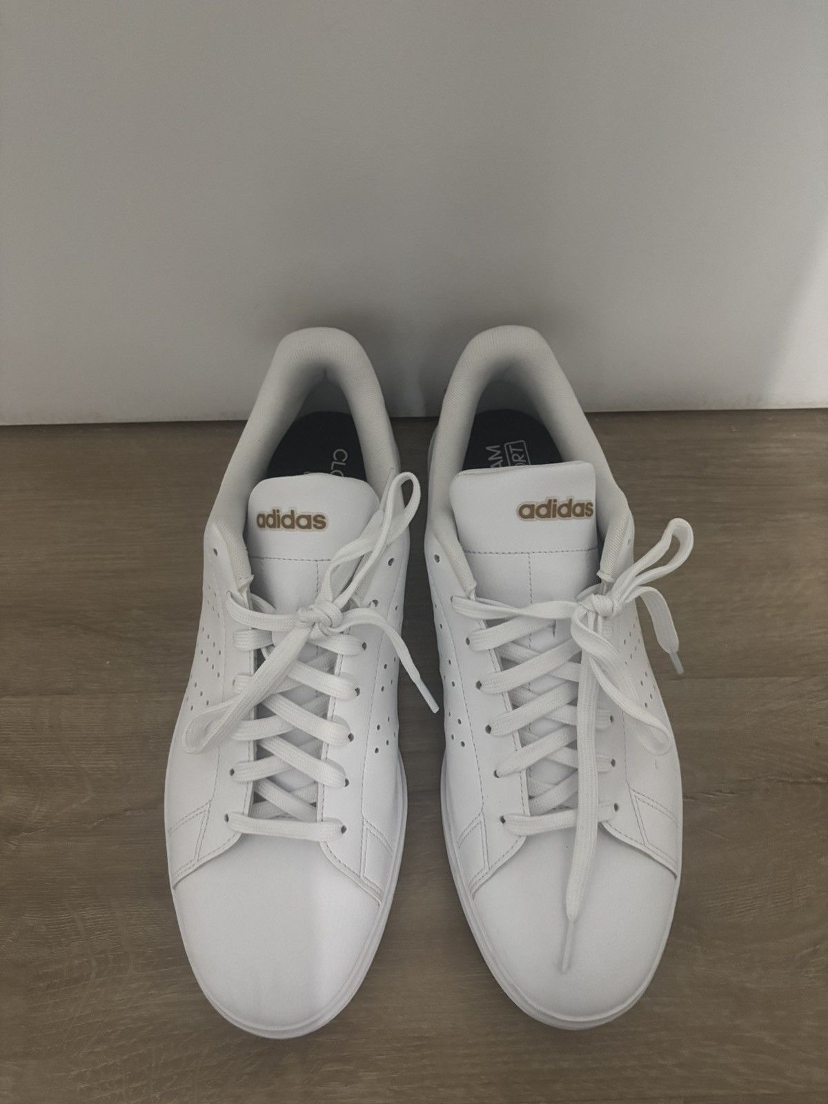 Adidas Adidas Advantage 2.0 – White / Brown | Lightly Worn Size US 10.5 / EU 43-44 - 2 Thumbnail