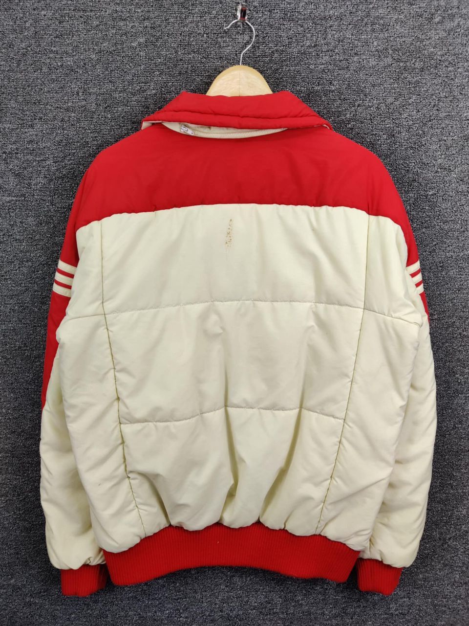 Adidas Vintage 80's Adidas Trefoil Puffer Jacket Size US L / EU 52-54 / 3 - 6 Thumbnail
