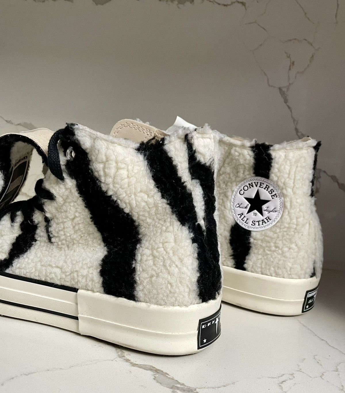 Converse × Rick Owens Drkshdw Rick Owens DRKSHDW Converse TURBODRK Hi Top New Size 10 Size US 9.5 / EU 42-43 - 9 Thumbnail