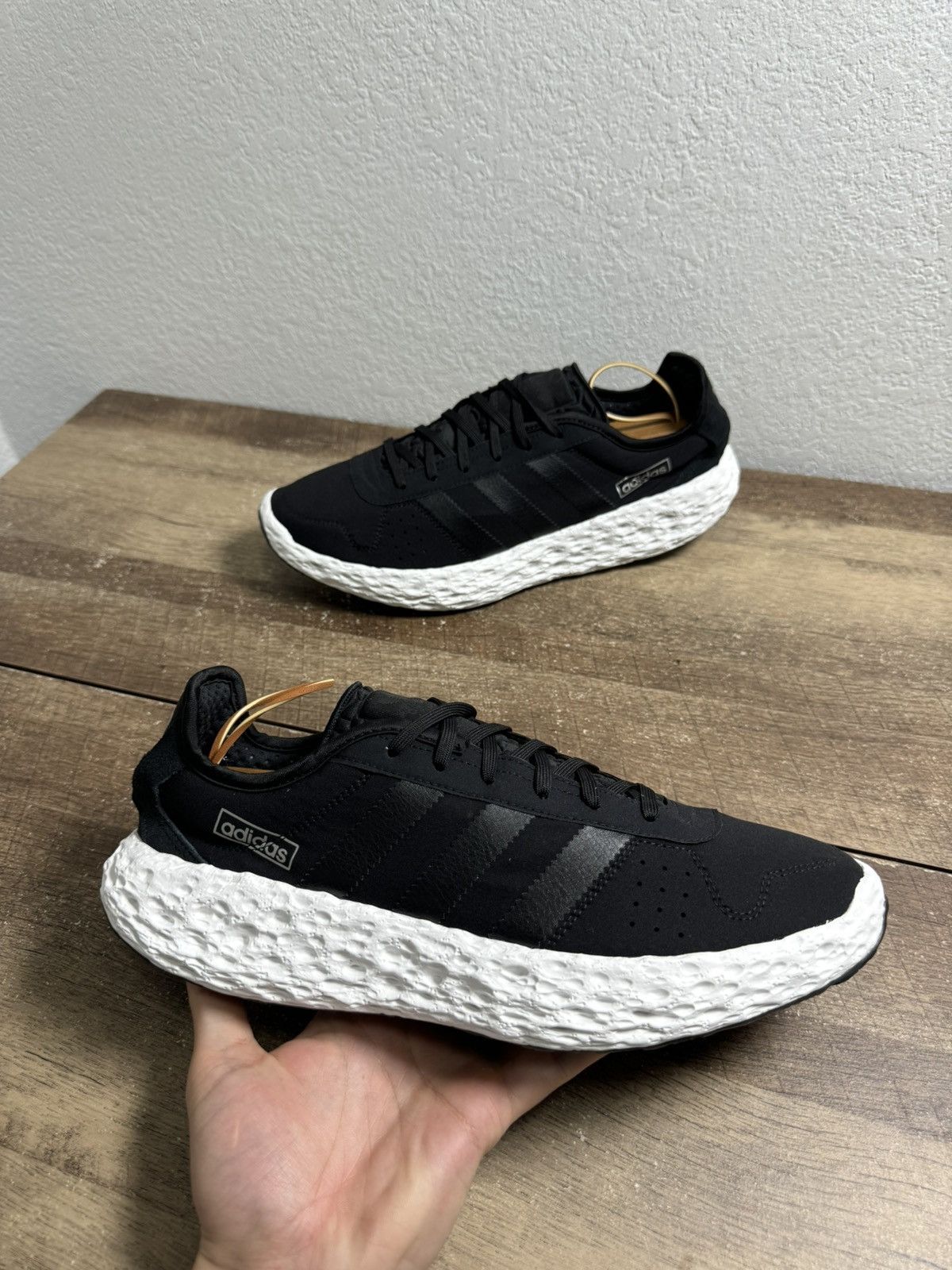 Adidas Adidas Originals Zponge Core Black Matte Men's Size 11 New Size US 11 / EU 44 - 1 Thumbnail