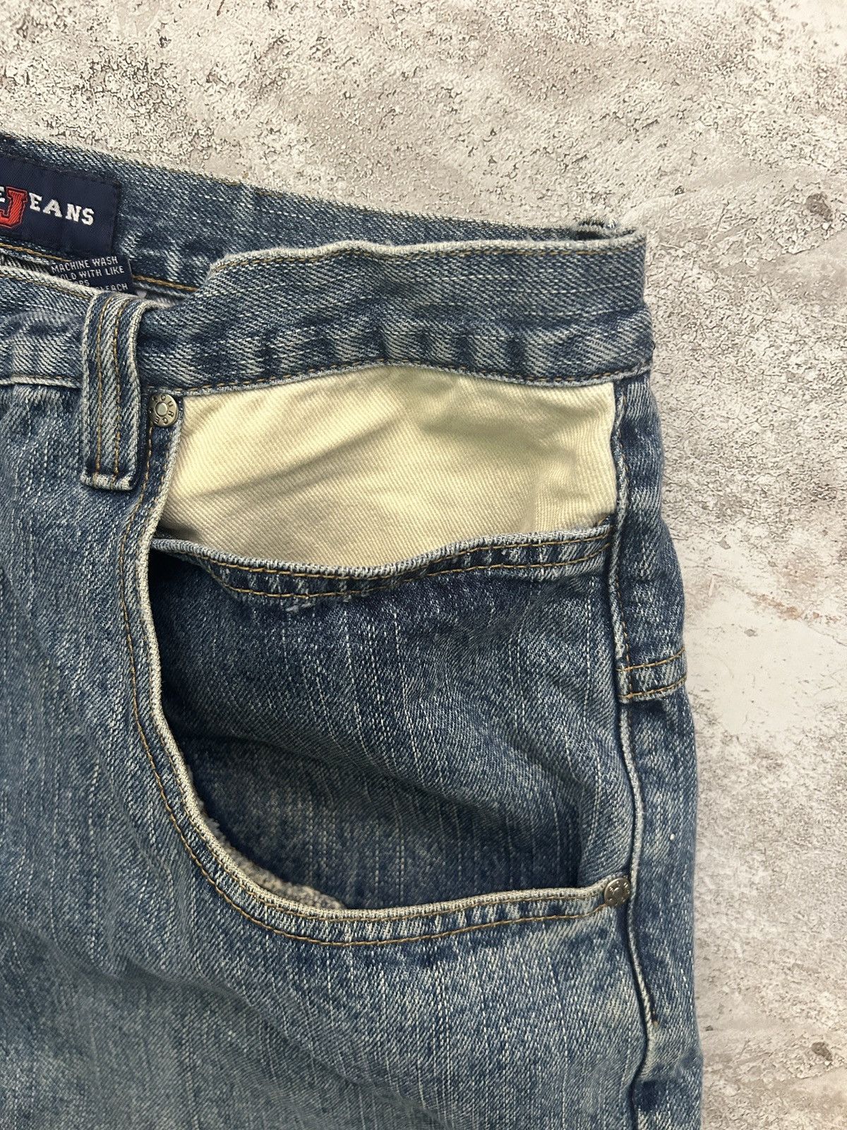 Other × Vintage Rare vintage denim shorts with unique patchwork design Size US 38 / EU 54 - 5 Thumbnail