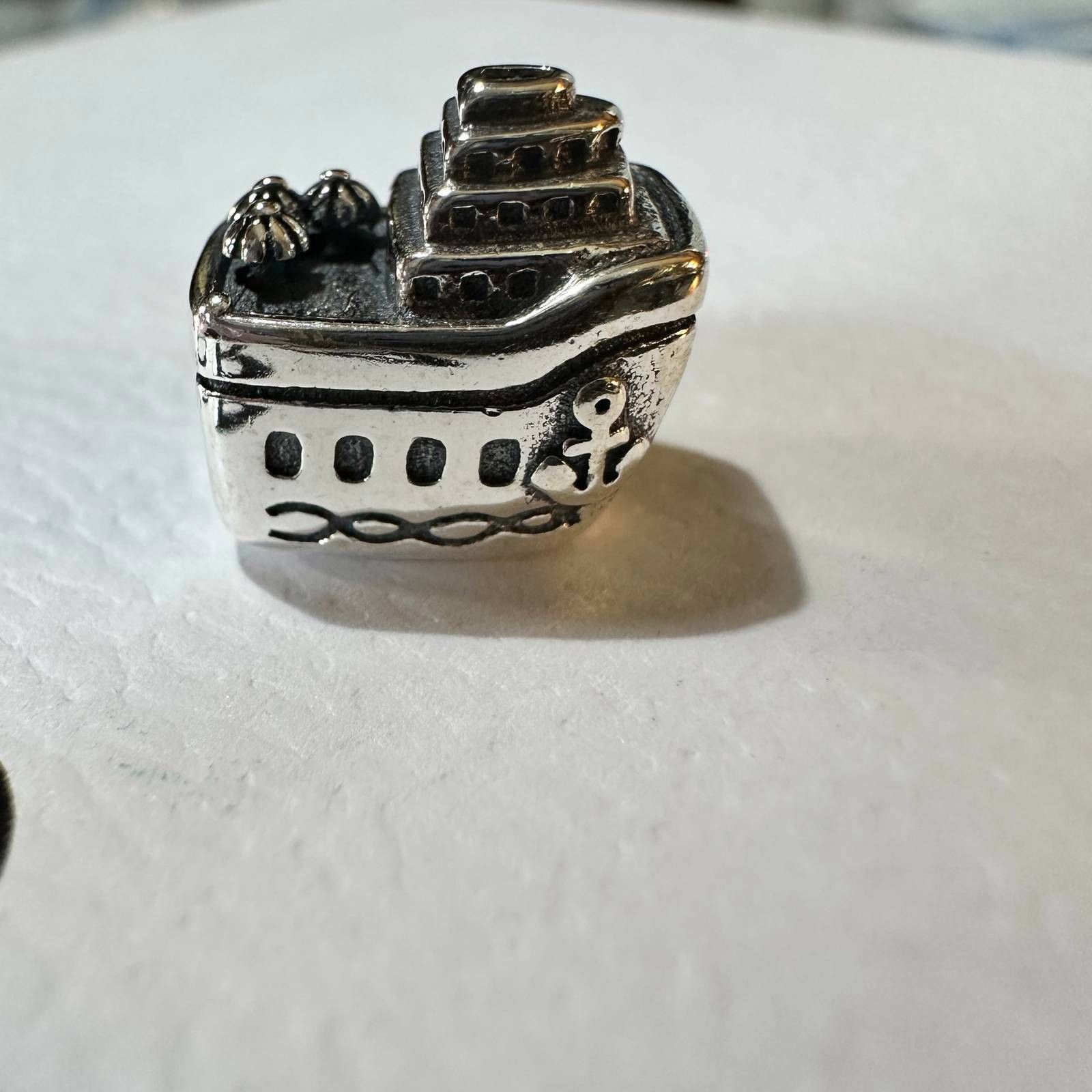 pandora Authentic Pandora Retired Cruise Ship, Sterling Silver Size ONE SIZE - 3 Thumbnail