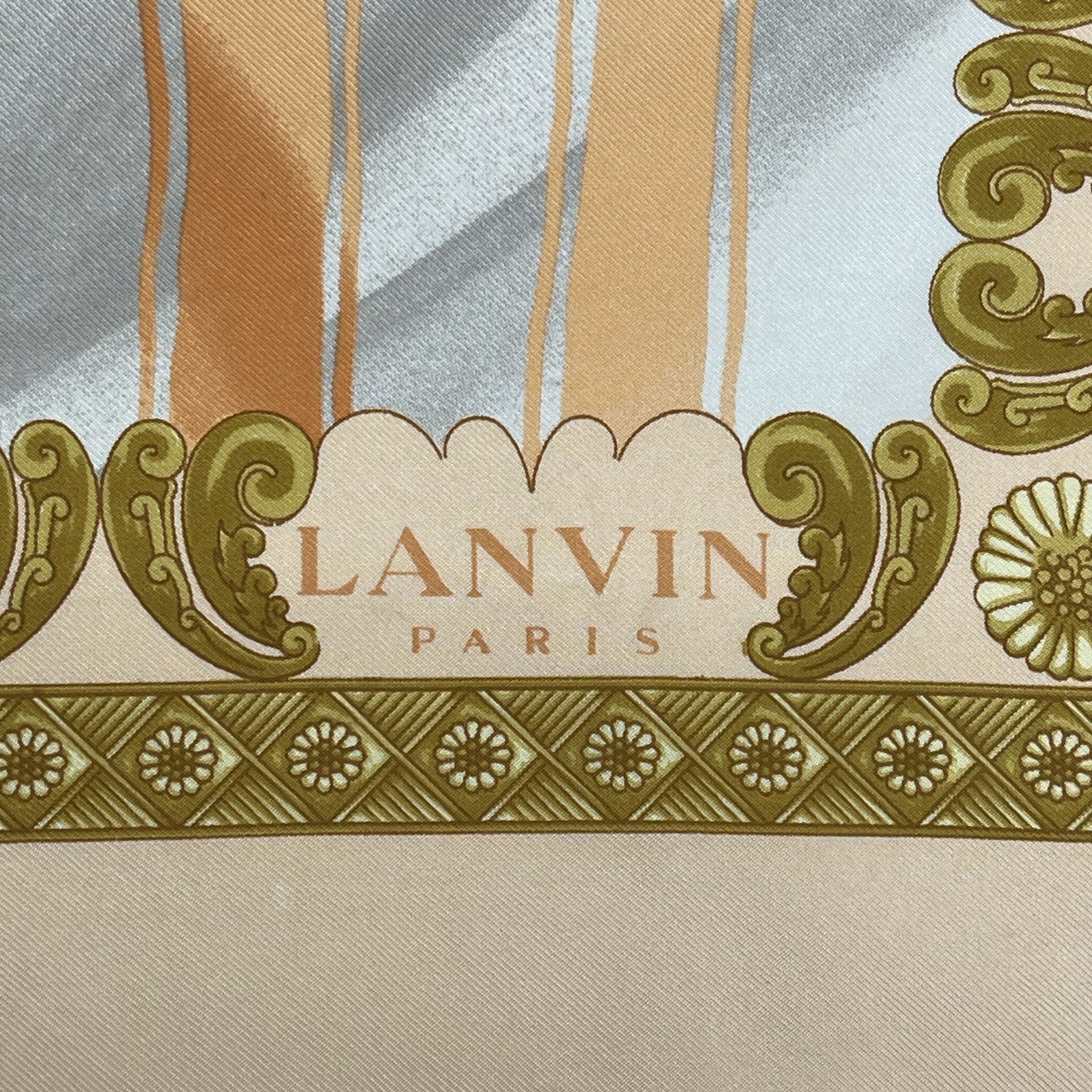 Lanvin Vintage Lanvin Silk Scarf Babushka - S7033 Size ONE SIZE - 7 Thumbnail