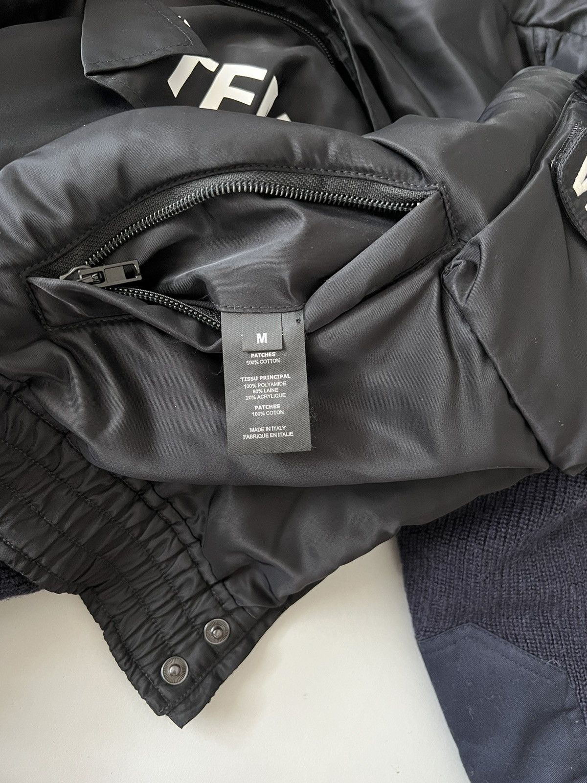Vetements Vetements Police Reversible Knit Bomber Jacket Size US M / EU 48-50 / 2 - 11 Thumbnail