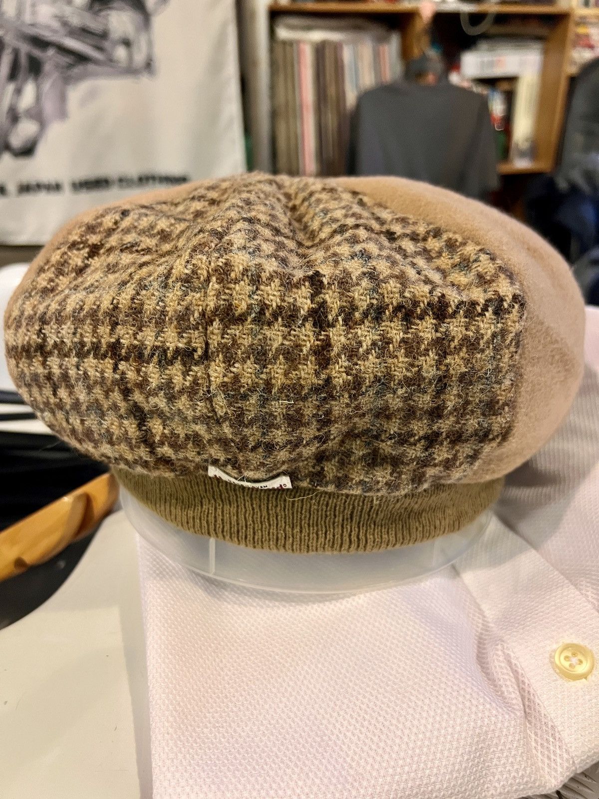 Designer × Harris Tweed × Vintage Harris Tweed Berets Hat Size ONE SIZE - 3 Thumbnail