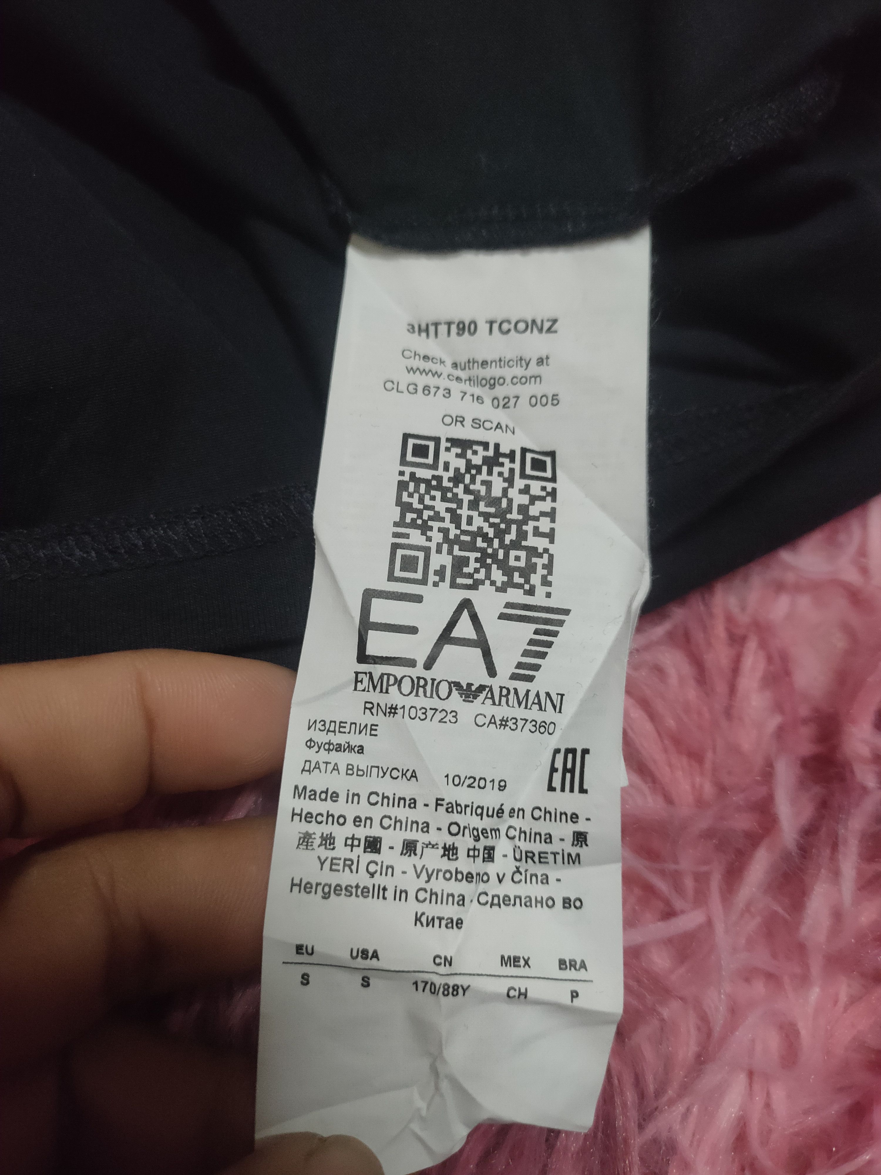 Emporio Armani Emporio Armani EA7 tee Size S / US 4 / IT 40 - 2 Thumbnail