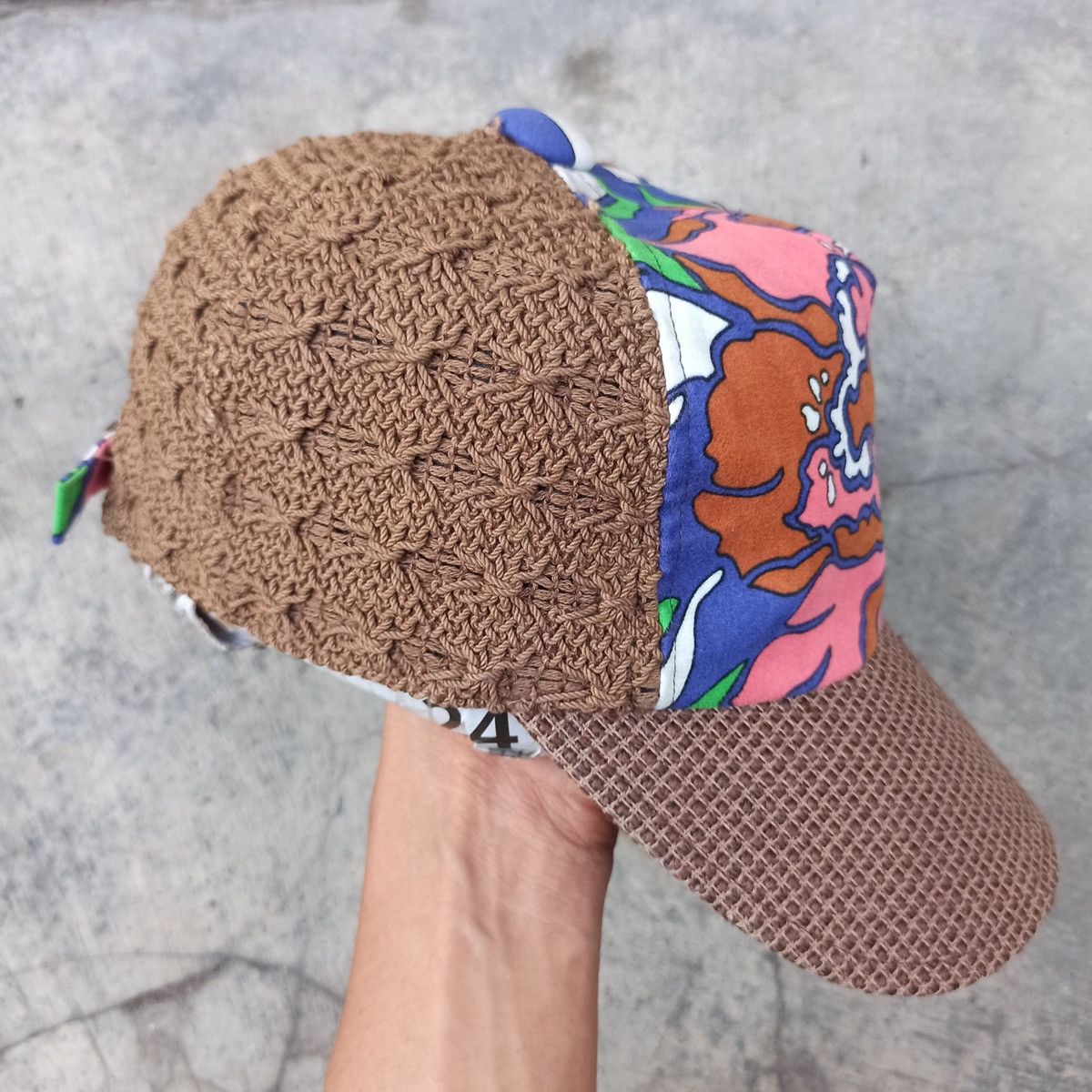 CA4LA × Japanese Brand Unique Knit straw and floral ca4la hat Size ONE SIZE - 9 Thumbnail