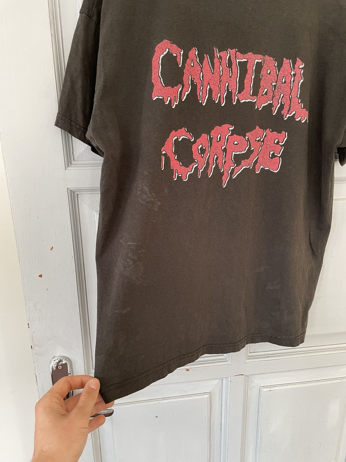 Band Tees × Vintage 🔥RARE🔥 Vintage Cannibal Corpse Tee Faded Size US L / EU 52-54 / 3 - 7 Thumbnail
