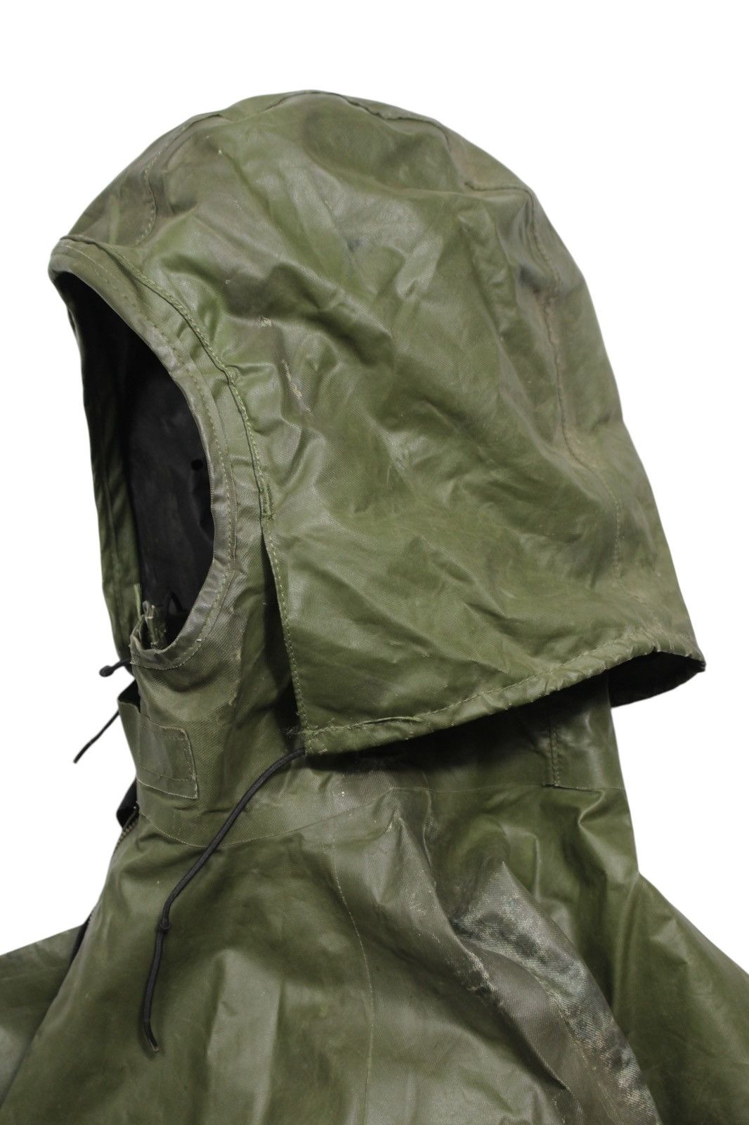 Vintage 1990 US ARMY WET WEATHER DOUBLE HOOD PARKA Size US M / EU 48-50 / 2 - 4 Thumbnail