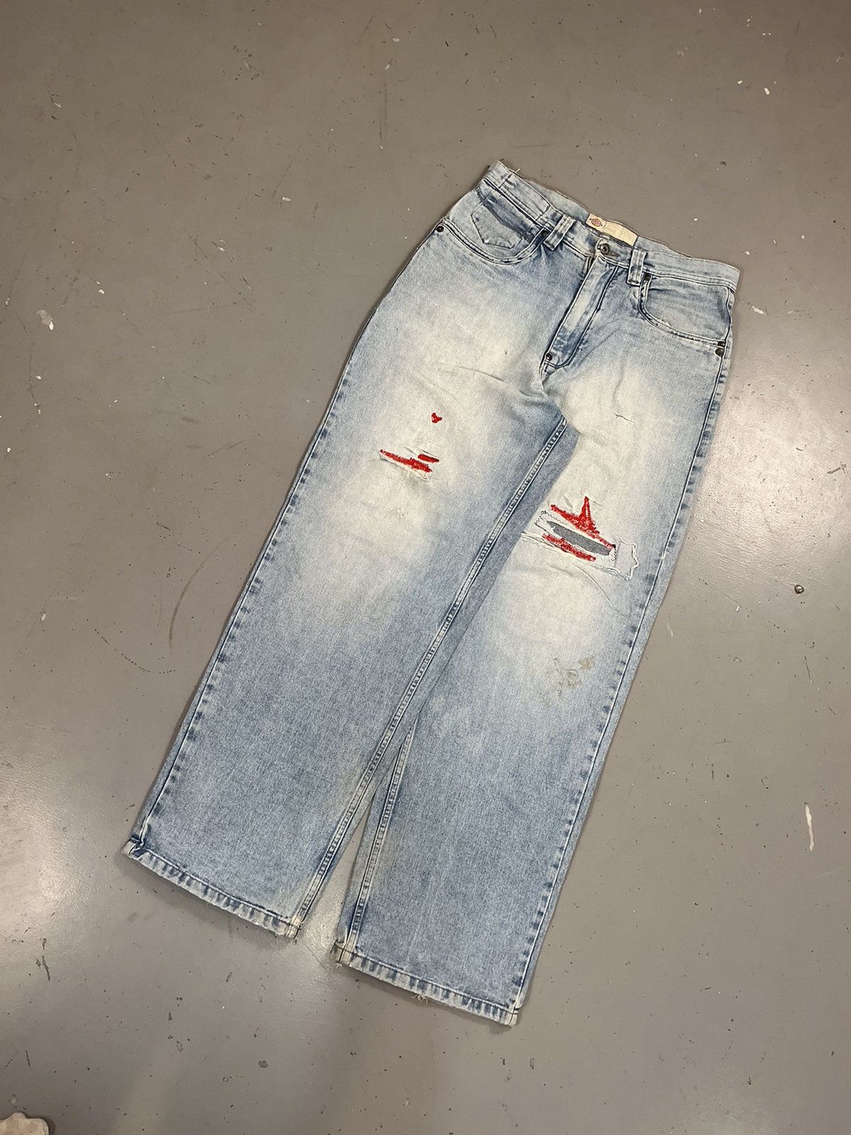 Dickies × Vintage Vintage Dickies distressed straight denim Size US 34 / EU 50 - 3 Thumbnail