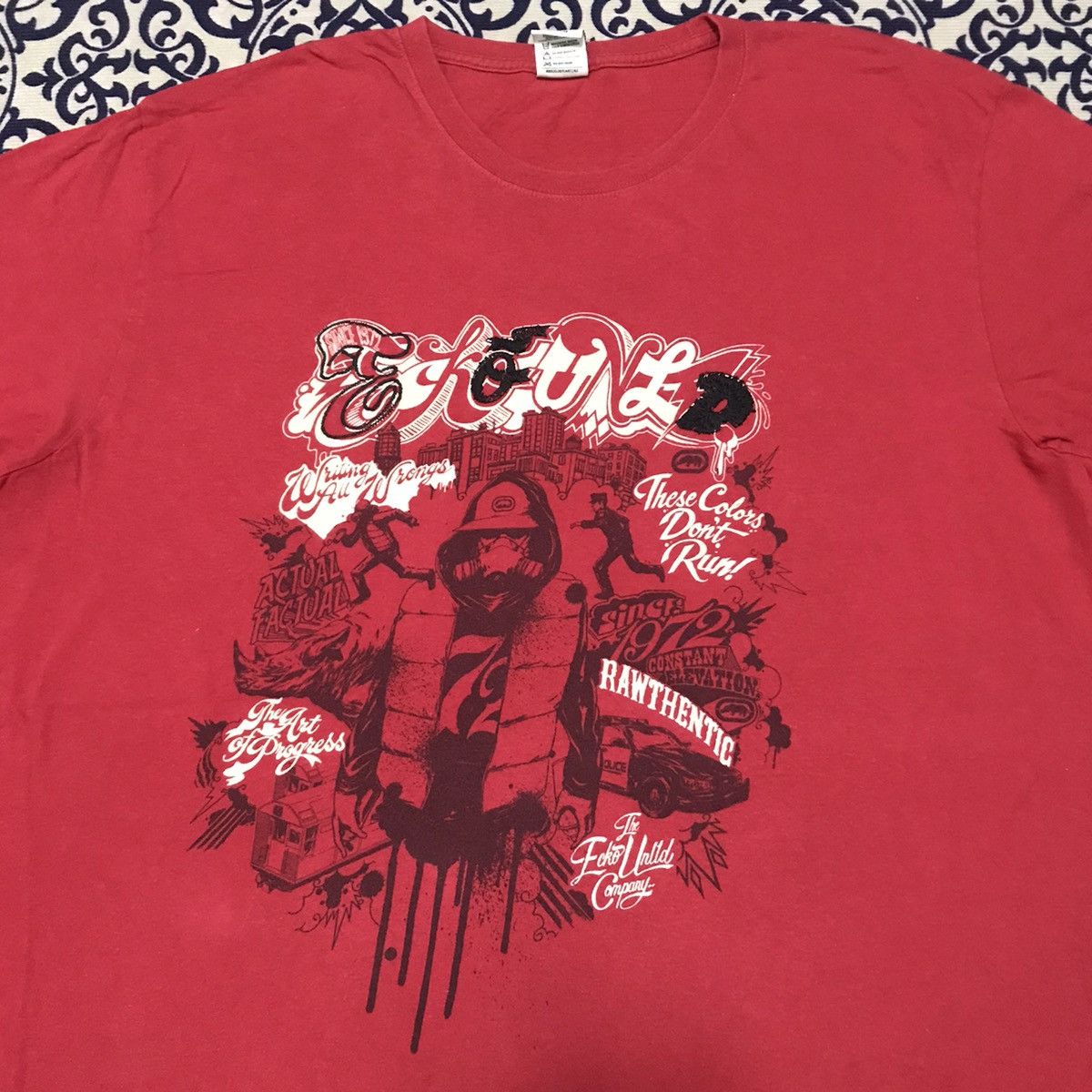 Ecko Unltd. ECKO UNLTD THE ART OF PROGRESS RARE GRAFFIC TEE Size US XXL / EU 58 / 5 - 2 Thumbnail