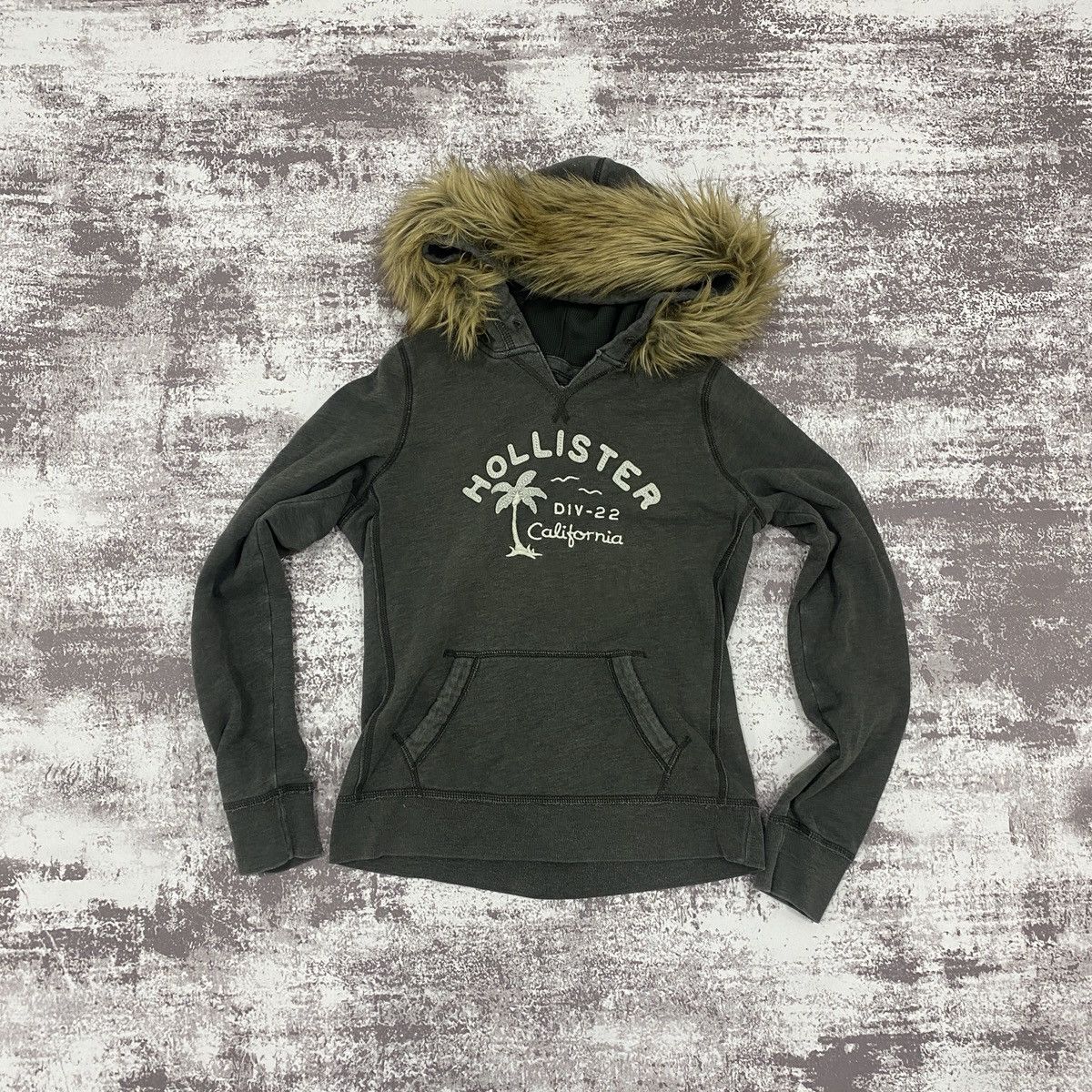 Hollister Vintage Hollister Faux Fur Hoodie Size US XS / EU 42 / 0 - 1 Thumbnail