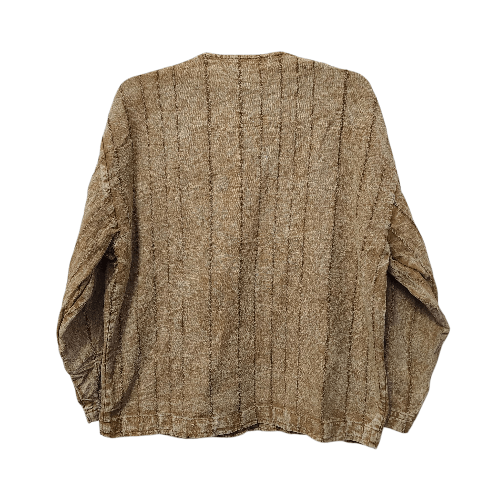 Art Comes First Oil Tycoon Vintage Wood Buttons Up Blouse Size L / US 10 / IT 46 - 2 Thumbnail