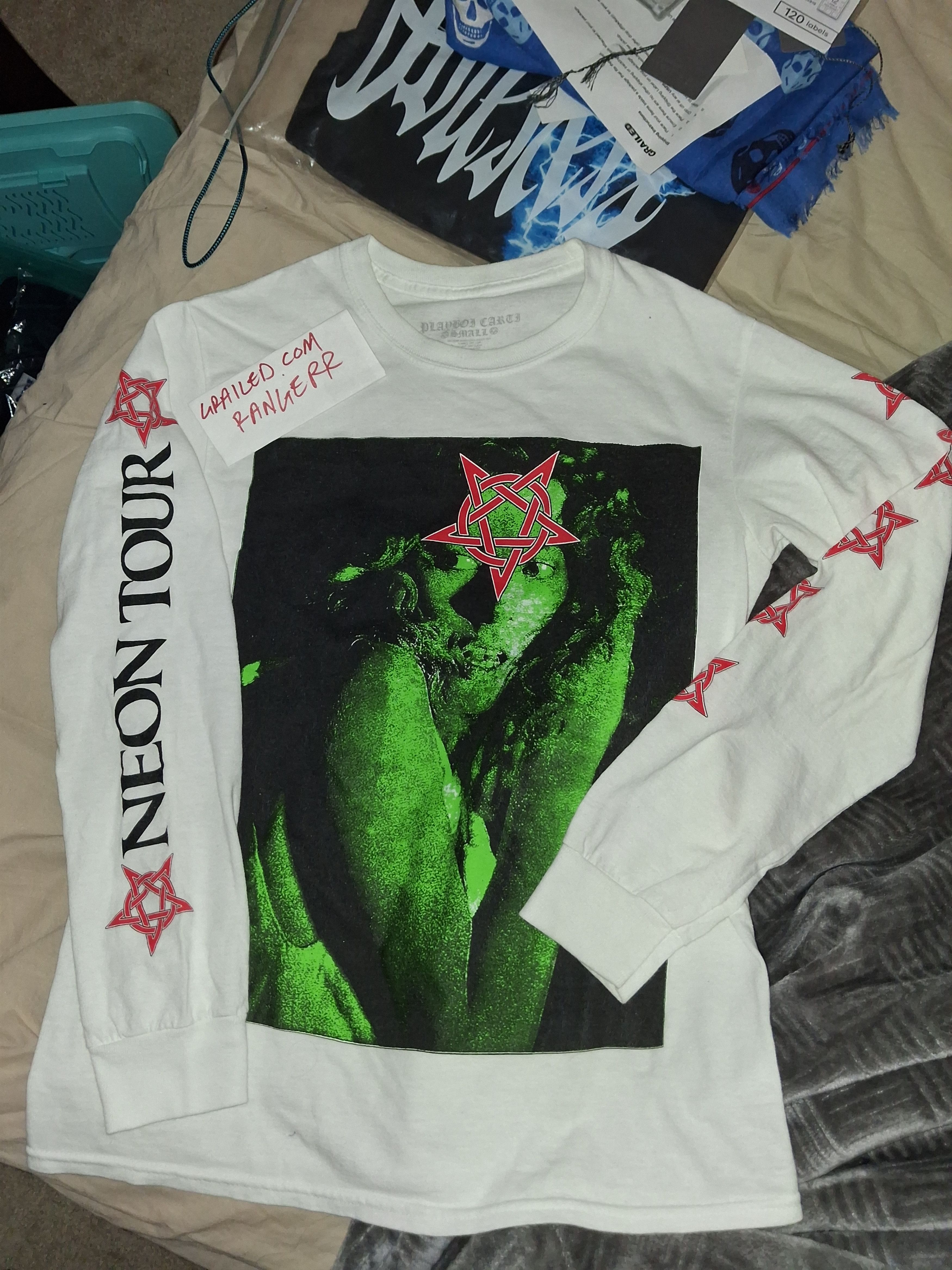 Designer × Playboi Carti × Streetwear Playboi Carti Neon Tour