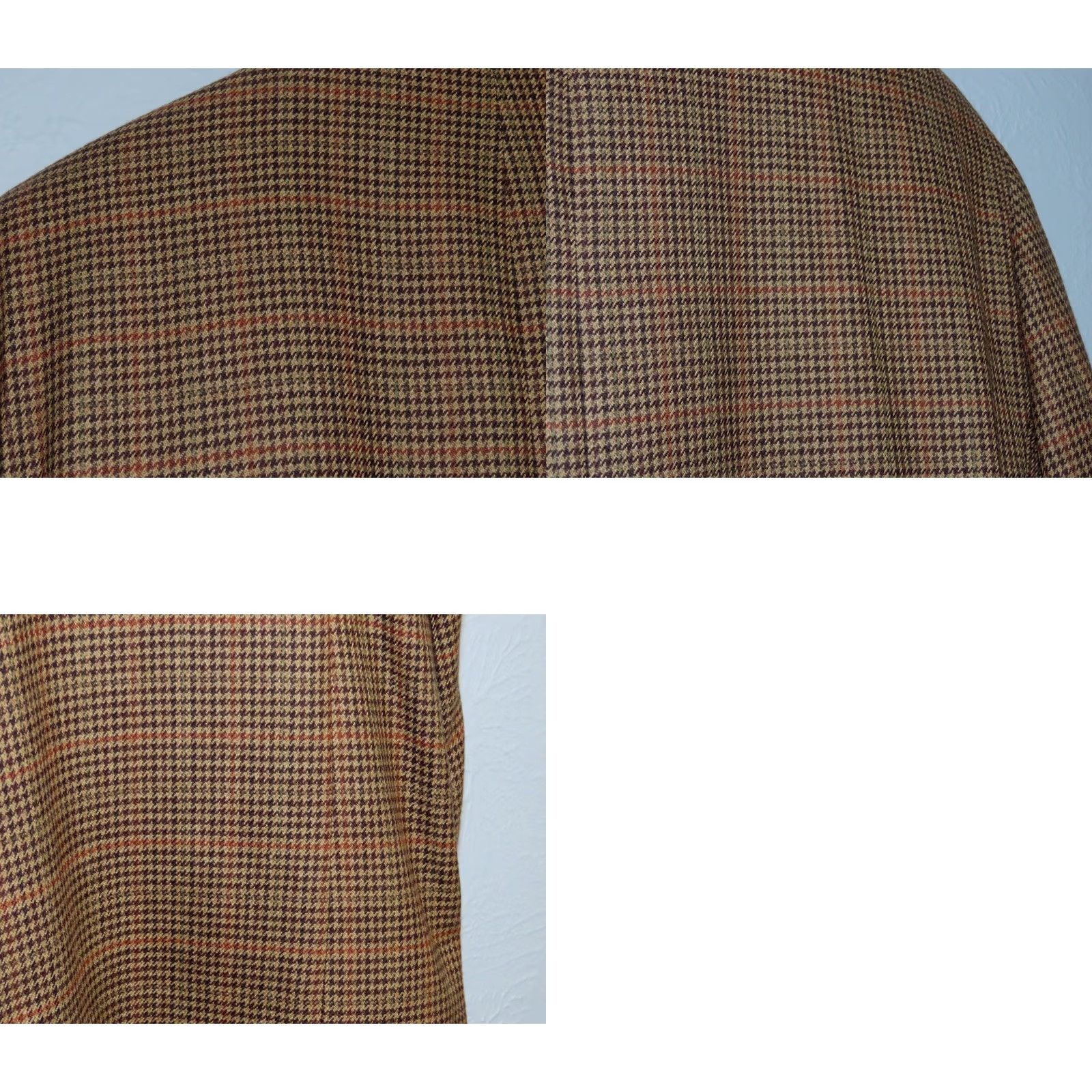 Ralph Lauren Ralph Lauren Sport Coat Brown Houndstooth Check 46R NWT / 100% Lambswool / Designer / Men / Regular Fit Size US S / EU 44-46 / 1 - 9 Thumbnail