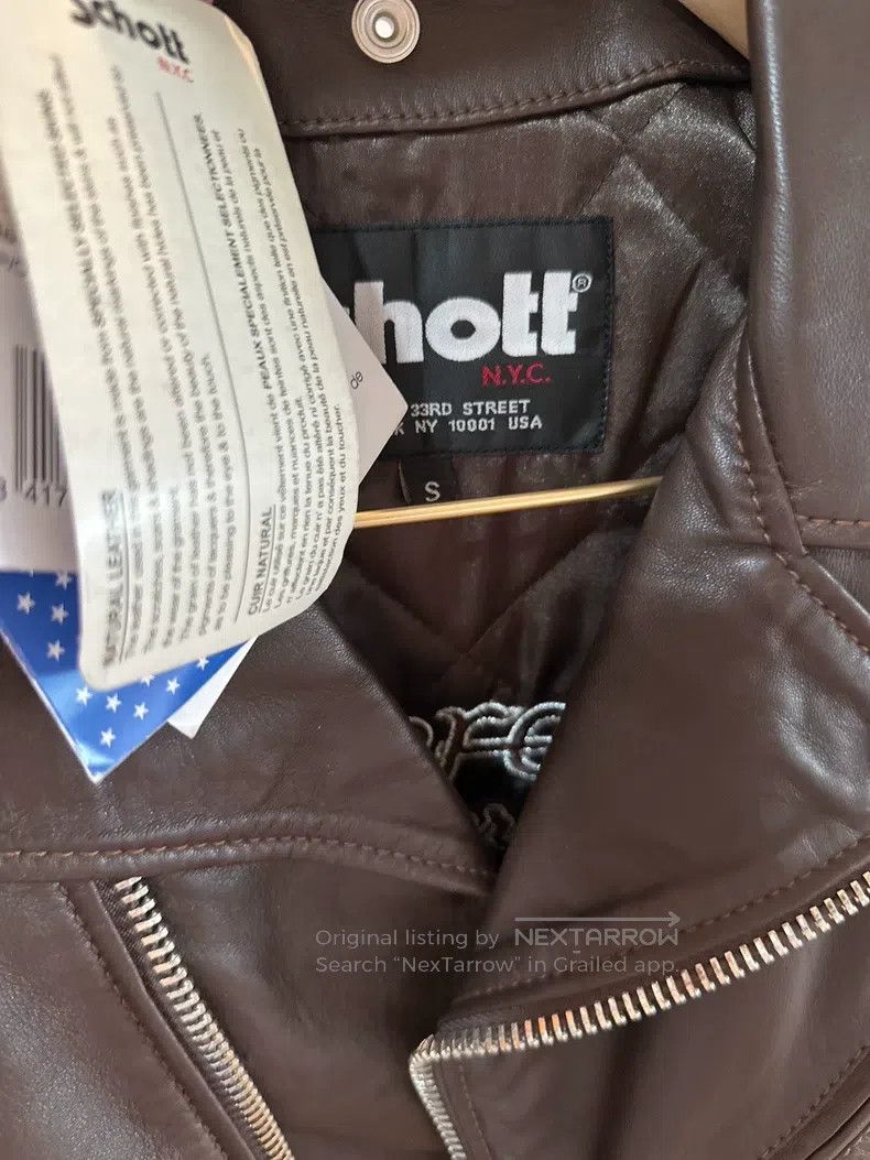 Schott Schott Motorcycle leather coat Size XS / US 0-2 / IT 36-38 - 5 Thumbnail