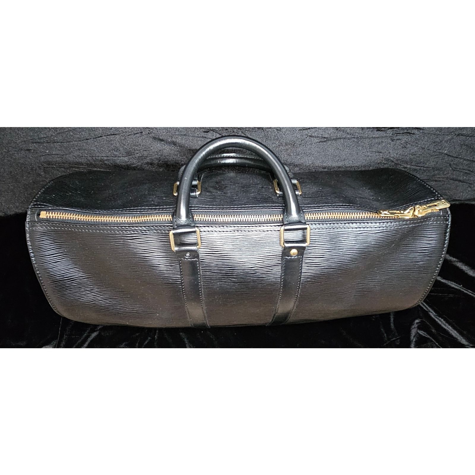 Louis Vuitton LOUIS VUITTON Epi Keepall 45 Boston Bag Black Size ONE SIZE - 2 Thumbnail
