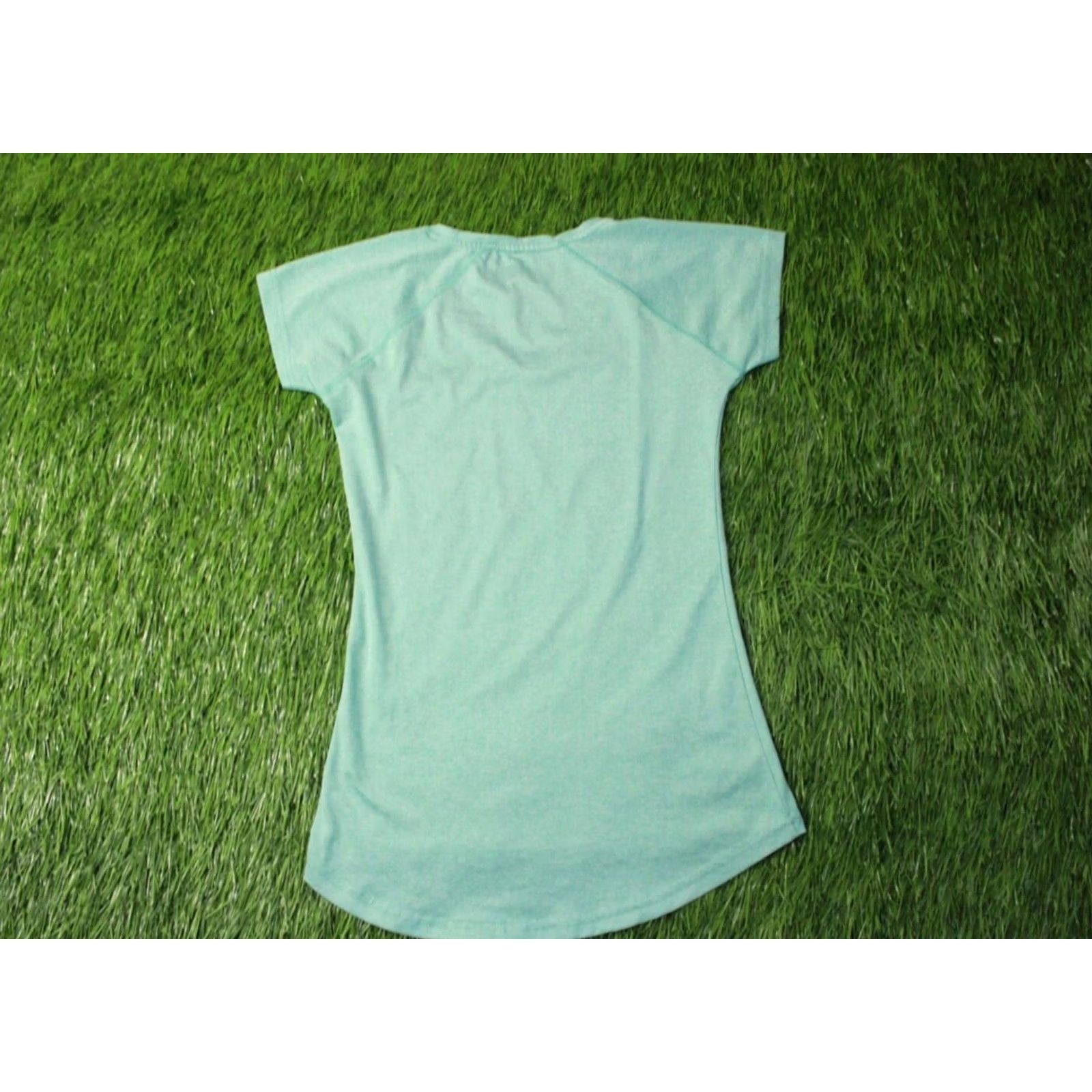 Nike Nike Dri-FIT Running Shirt Women Training Jersey Tee S Small Mint Size S / US 4 / IT 40 - 7 Thumbnail
