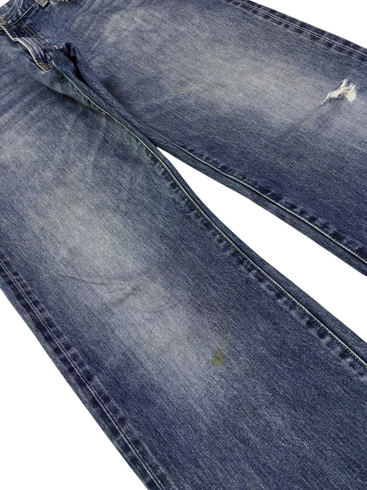 Japanese Brand Vtg Kaihara Denim Uniqlo Selvedge Jeans Size US 33 - 5 Thumbnail