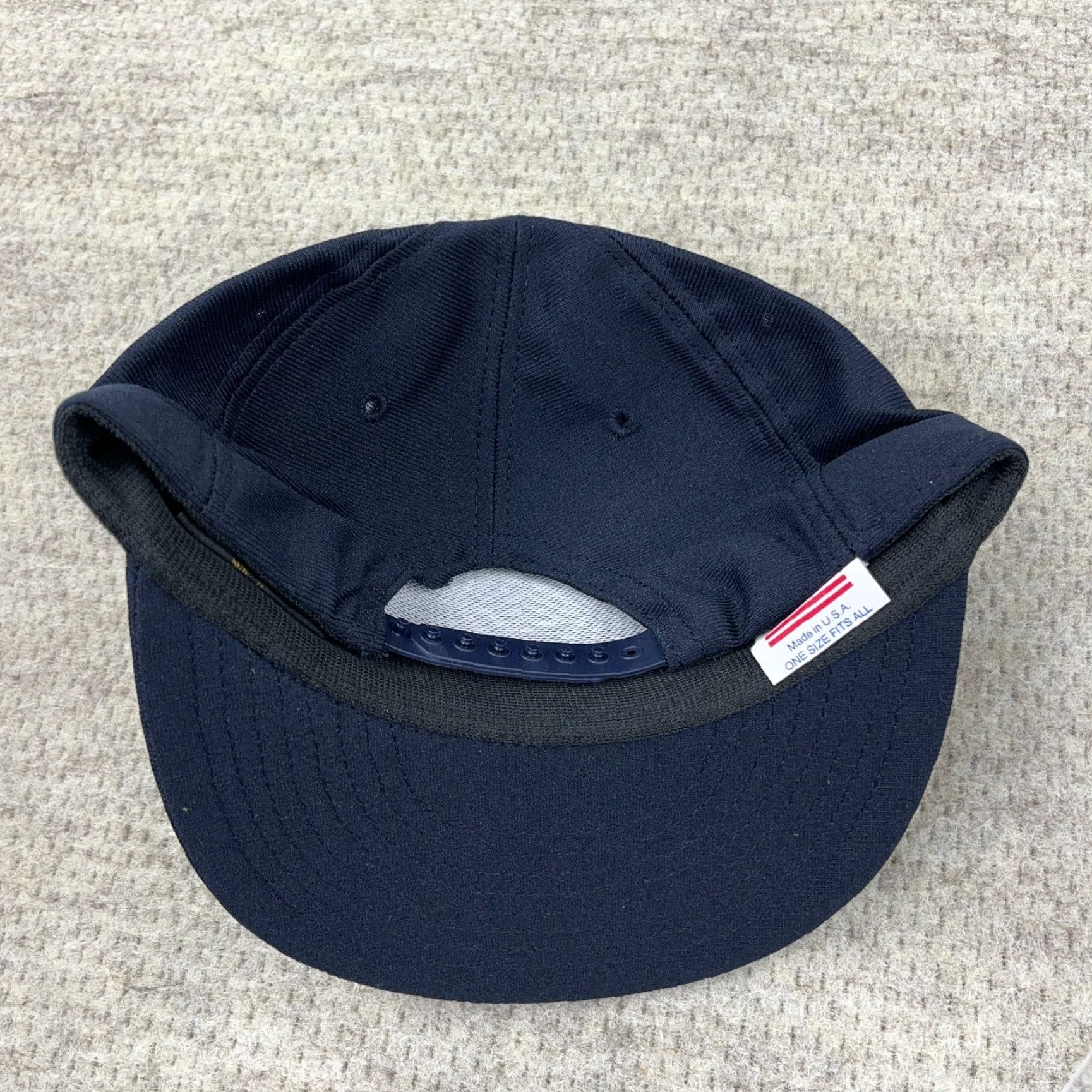 Vintage VINTAGE Eagle Crest Hat Cap Snapback Made In USA Military Army 90s Patch Blue One Size Mens Adjustable Classic Retro 80s 90s USA Logo Hipster Outdoor Size ONE SIZE - 5 Thumbnail