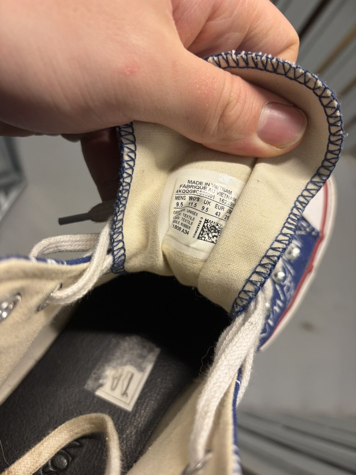 Converse × JW Anderson Converse Chuck Taylor All-Star Hi JW Anderson Print Blue Size US 9 / EU 42 - 6 Thumbnail