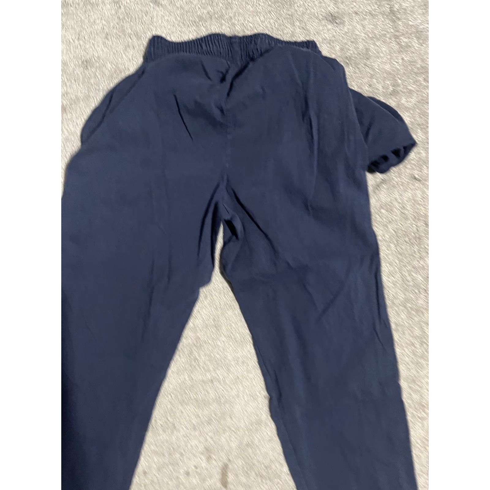 Champion Champion Sweatpants Men's S Authentic Logo Pocket Navy Blue Cotton Soli Size US 29 - 4 Thumbnail