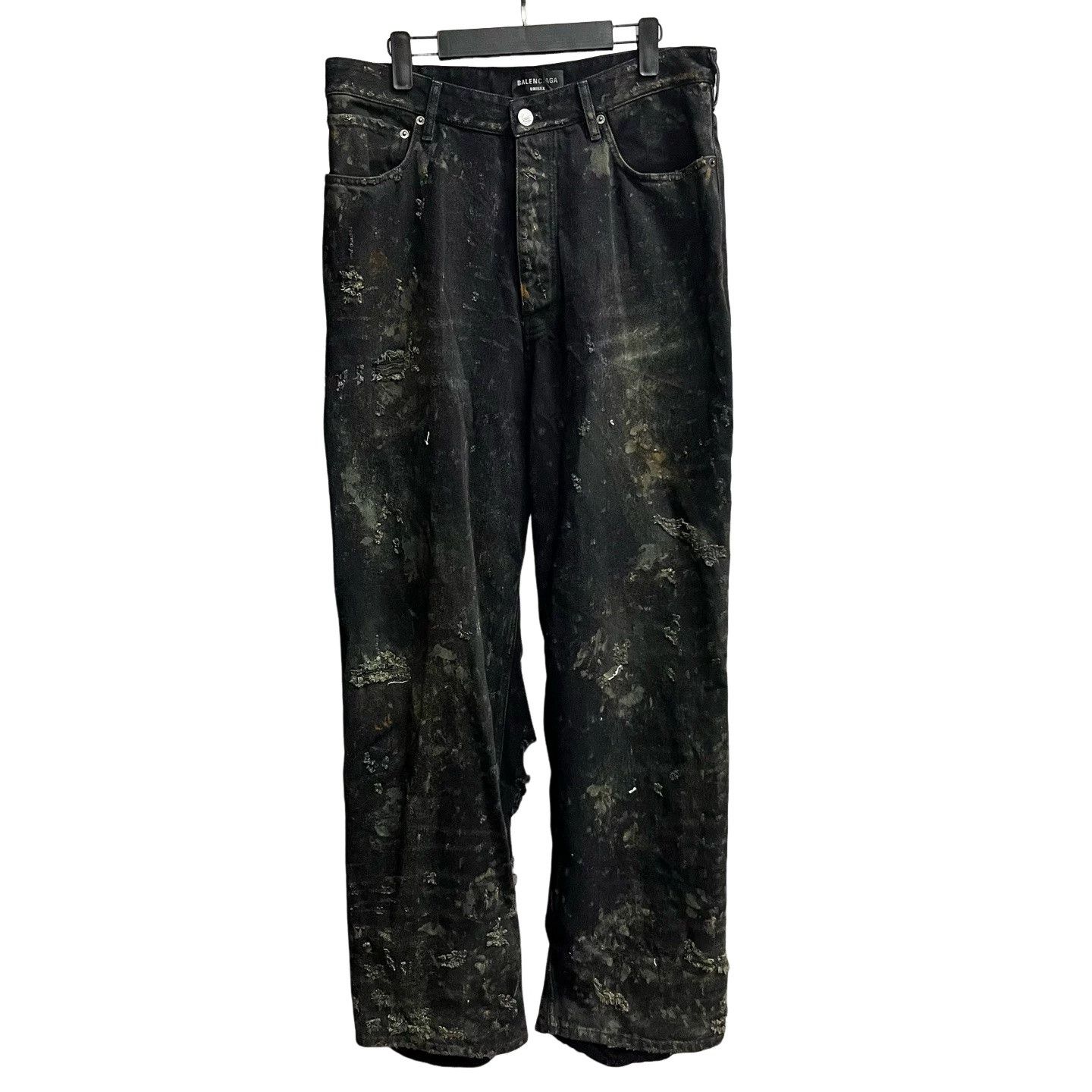 Balenciaga BALENCIAGA 23SS Super Destroyed Large Fit Baggy Denim