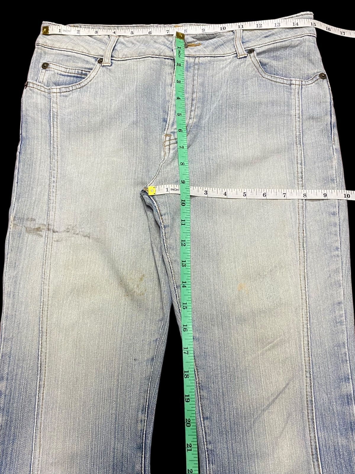 Japanese Brand Vintage Japanese Brands Light Colour Flare Soft Jeans Size US 30 / EU 46 - 7 Thumbnail