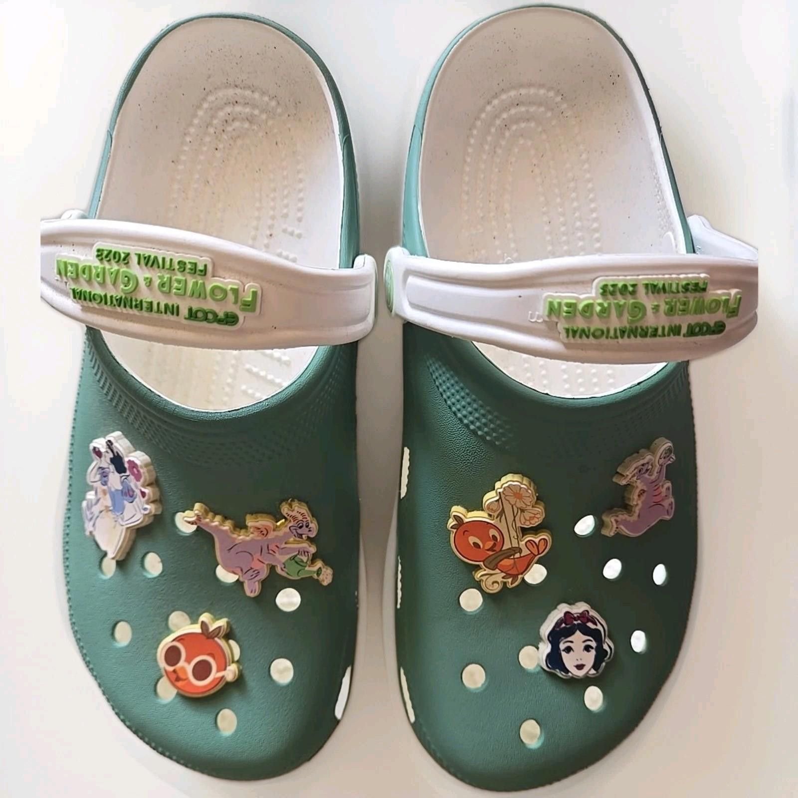 Crocs Disney Parks Epcot 2023 Flower Garden Festival Crocs W9/M7 Size US 9 / IT 39 - 2 Thumbnail