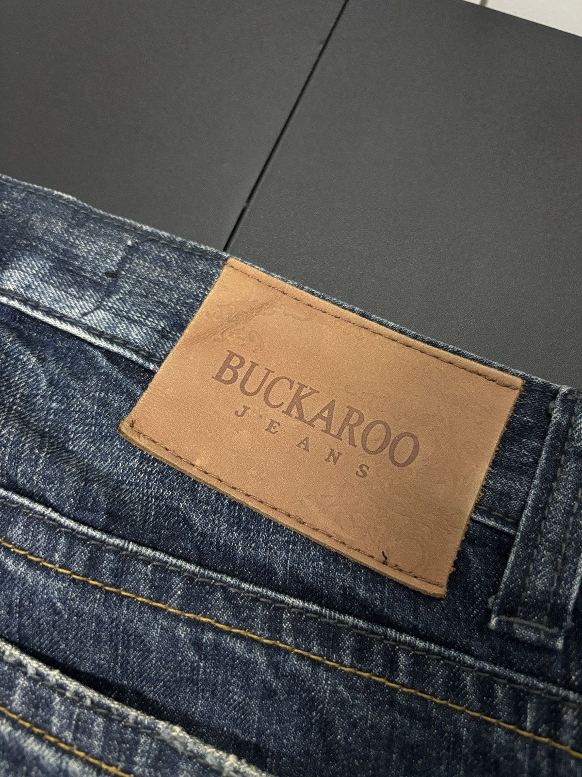 BUCKAROO Buckaroo Jeans Flare Distressed Denim Jeans Size US 36 / EU 52 - 9 Thumbnail