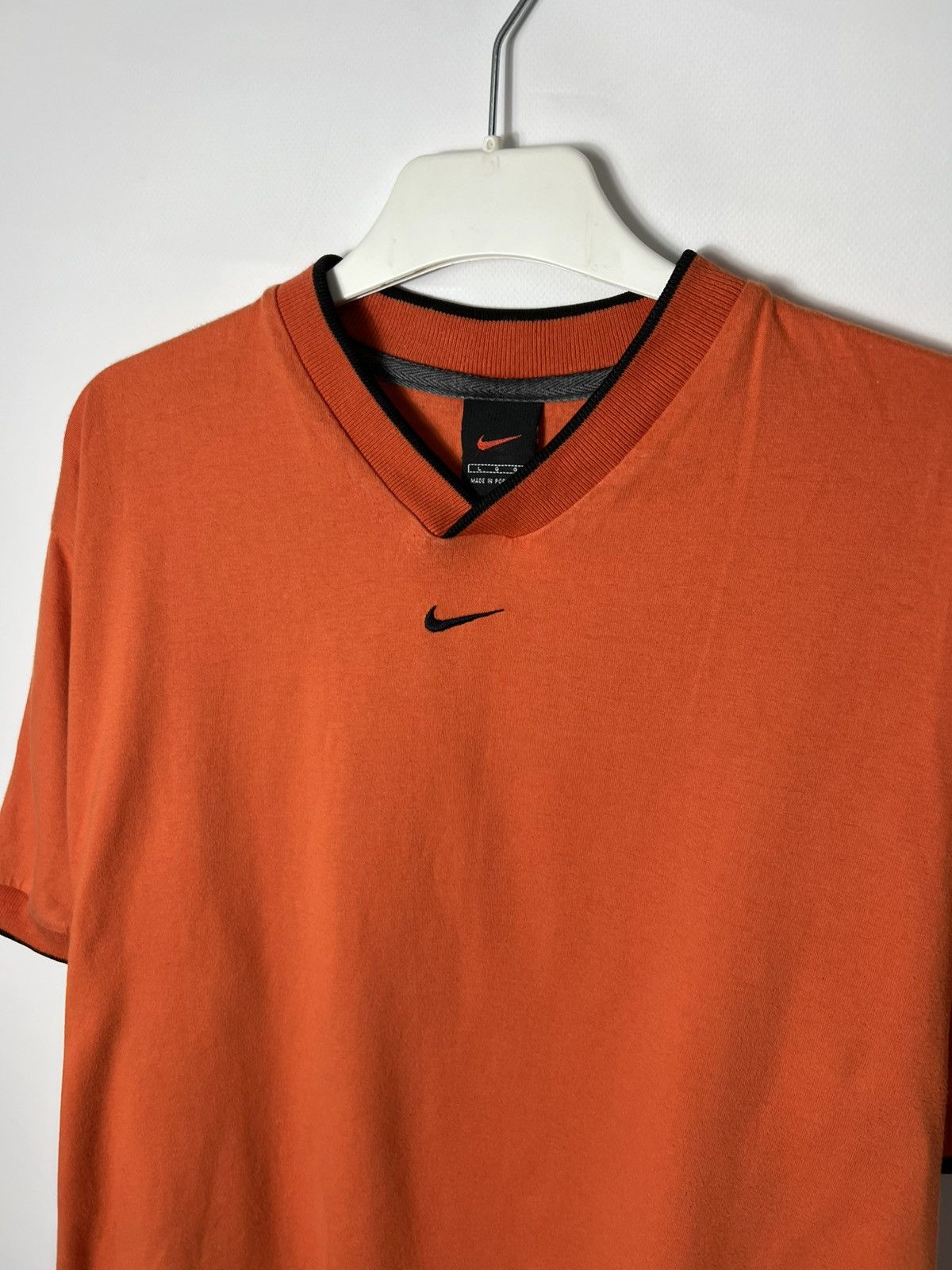Nike Vintage Nike Center Swoosh Logo Boxy T Shirt Oversize Fit Size US L / EU 52-54 / 3 - 2 Thumbnail