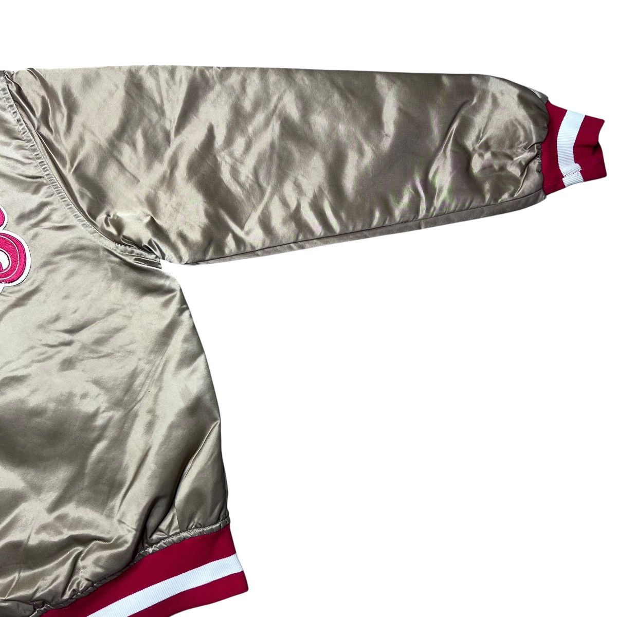 Starter 1990s NFL San Francisco 49ers Starter Spell Out Satin Jacket Size US M / EU 48-50 / 2 - 13 Thumbnail