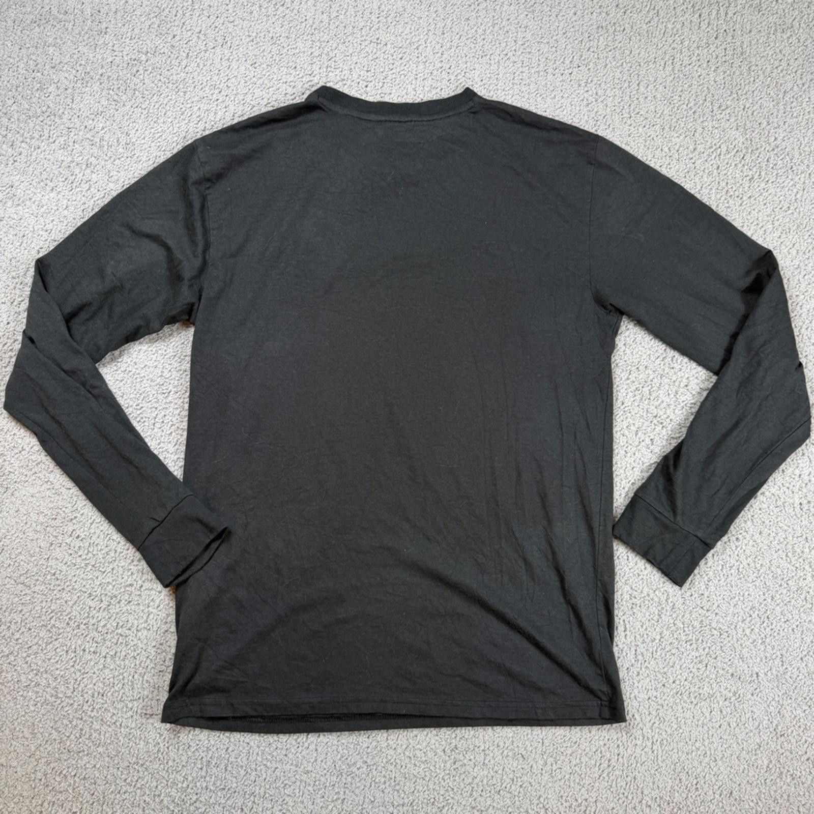 Airwalk Airwalk Mens Black Skull Daisy Long Sleeve T-Shirt M Size US M / EU 48-50 / 2 - 3 Thumbnail