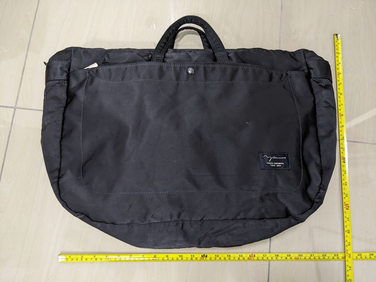 Yohji Yamamoto YOHJI Y’SACC POUR HOMME BOSTON HAND CARRY ELEGANT BAG Size ONE SIZE - 5 Thumbnail