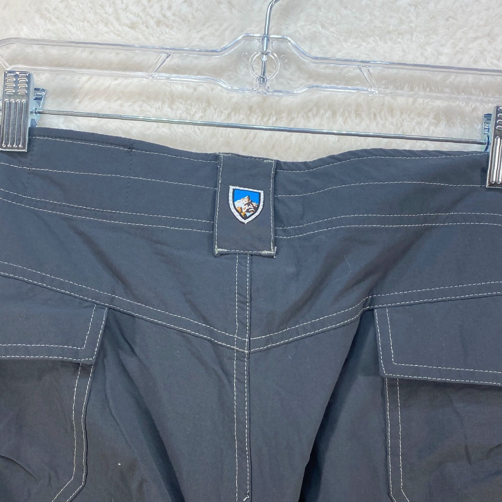 Vintage Kuhl Mens 38x30 Gray Pants Outdoors Hiking Pockets Lightweight Nylon Spandex Size US 38 / EU 54 - 4 Thumbnail