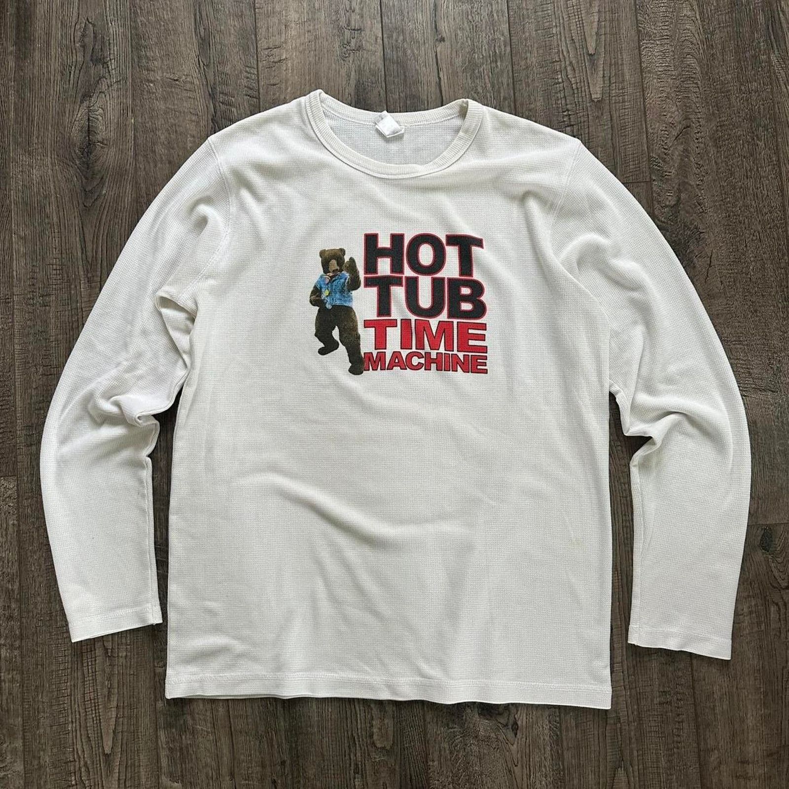 Vintage Vintage Hot Tub Time Machine Movie Promo Thermal Longsleeve Size US XL / EU 56 / 4 - 1 Thumbnail