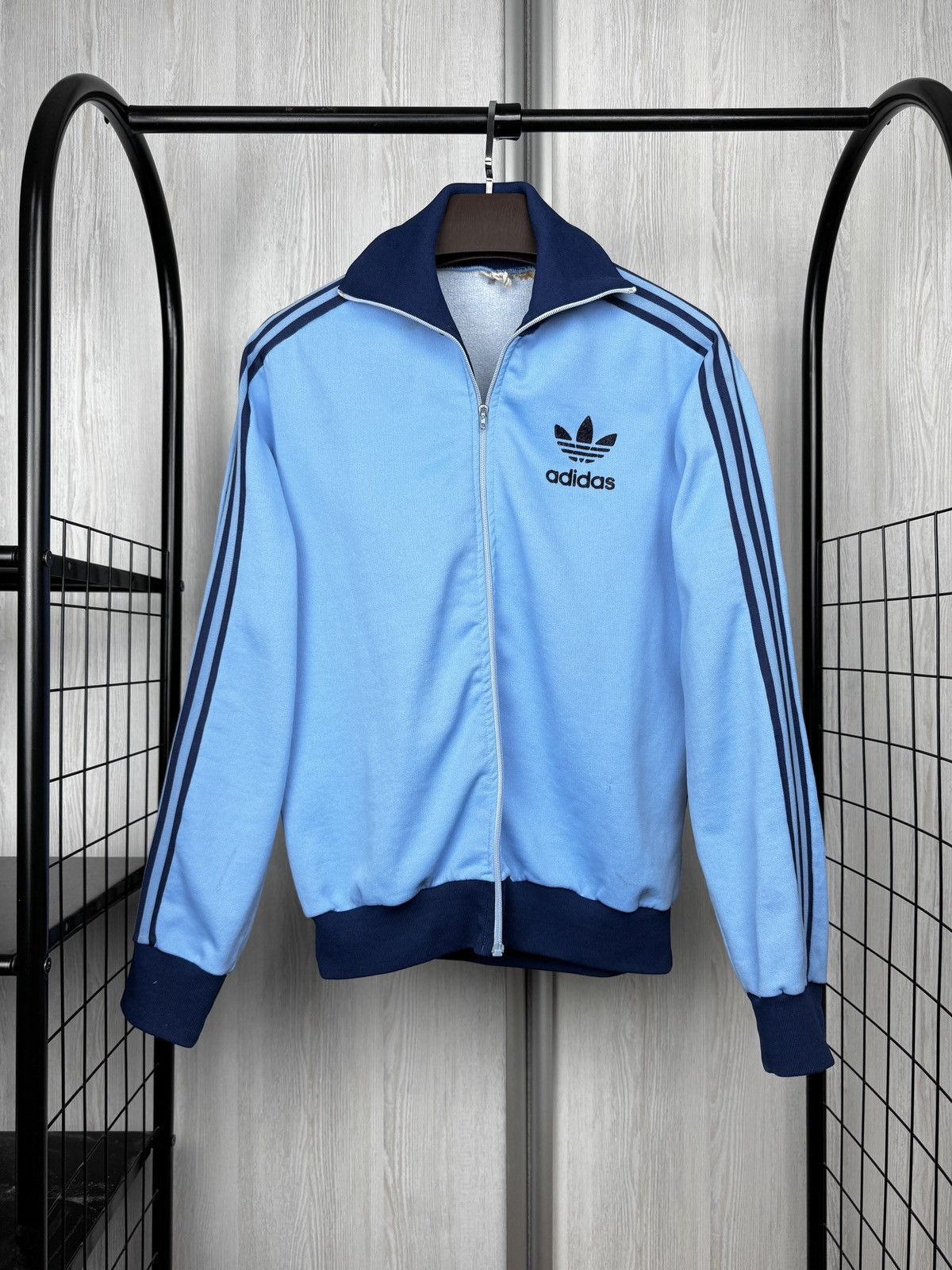 Adidas Adidas Ventex vintage 70s 80s blue track top jacket France 