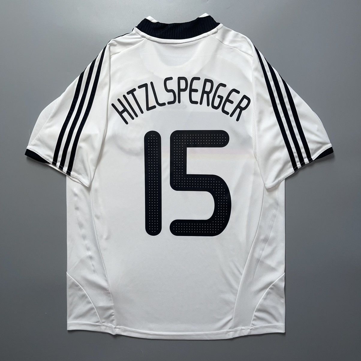 Adidas YXL GERMANY ADIDAS 2008 EURO SOCCER JERSEY #15 HITZLSPERGER Size US M / EU 48-50 / 2 - 1 Thumbnail